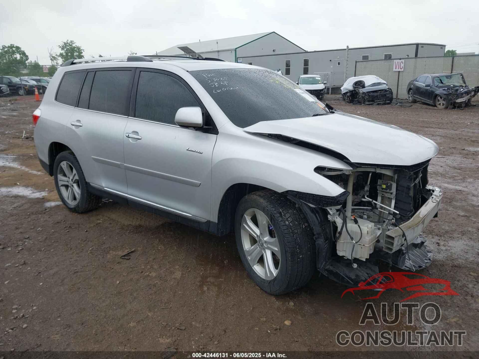 TOYOTA HIGHLANDER 2011 - 5TDDK3EH0BS071355