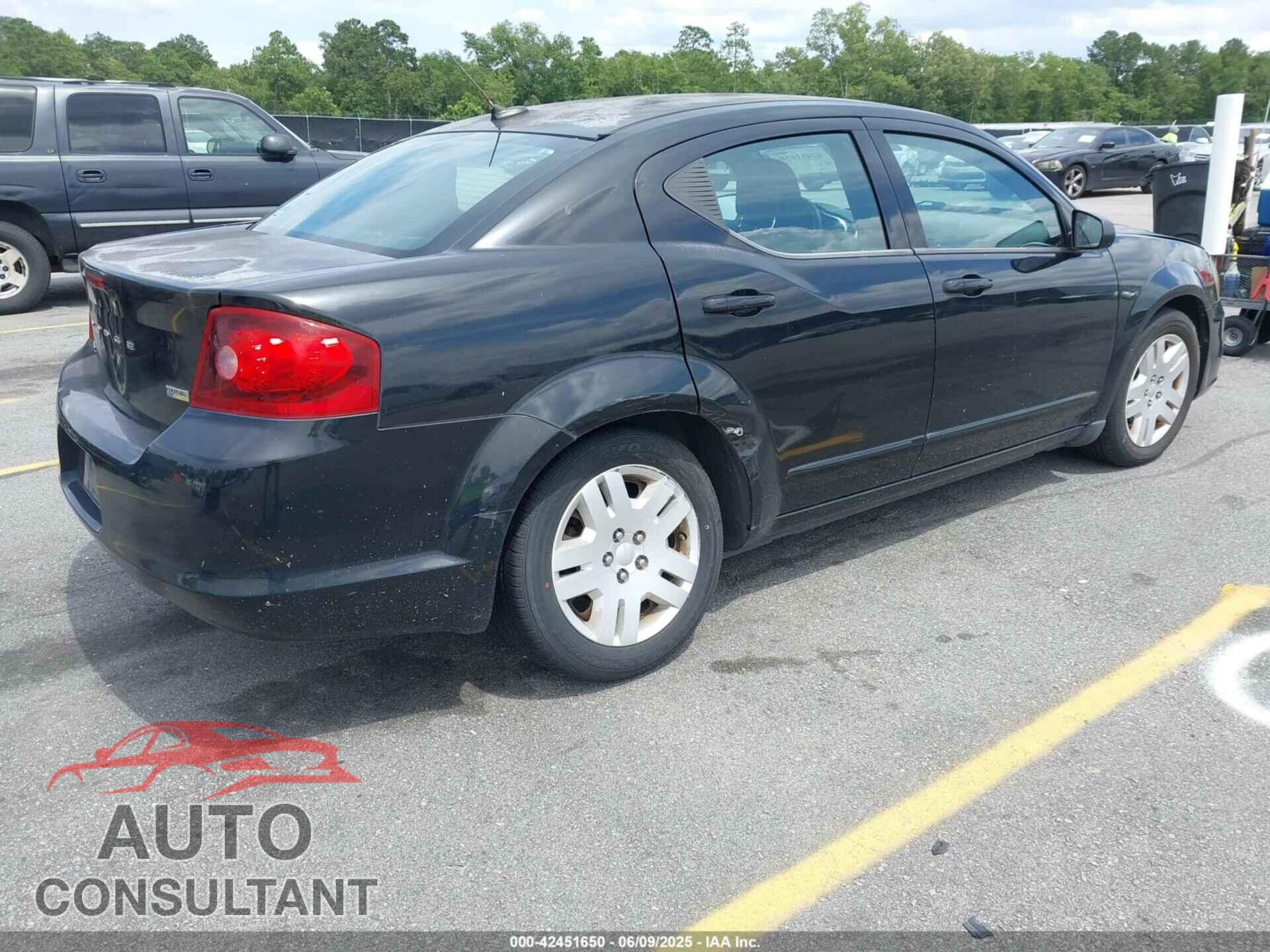 DODGE AVENGER 2013 - 1C3CDZAG7DN772705