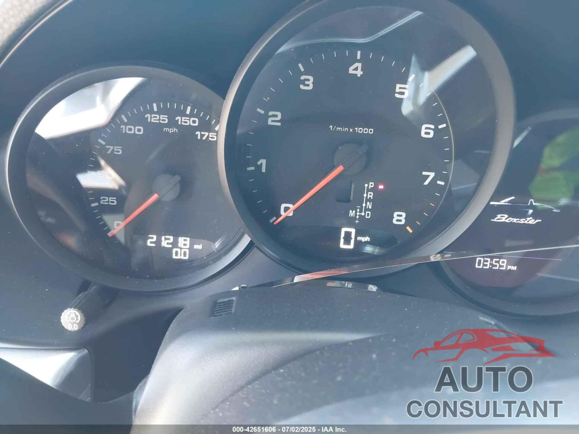 PORSCHE 718 BOXSTER 2021 - WP0CA2A8XMS210688