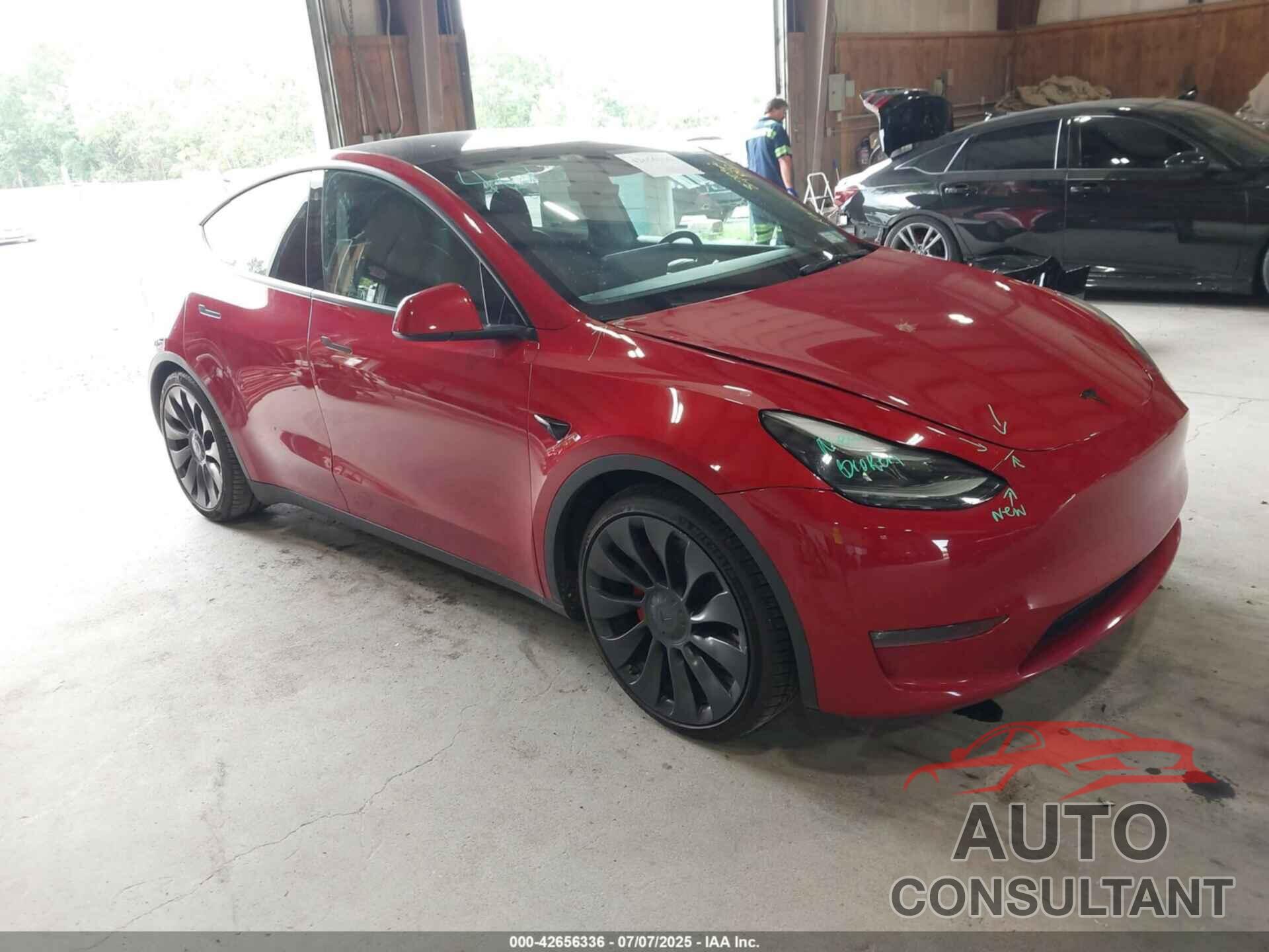 TESLA MODEL Y 2022 - 7SAYGDEF5NF563723