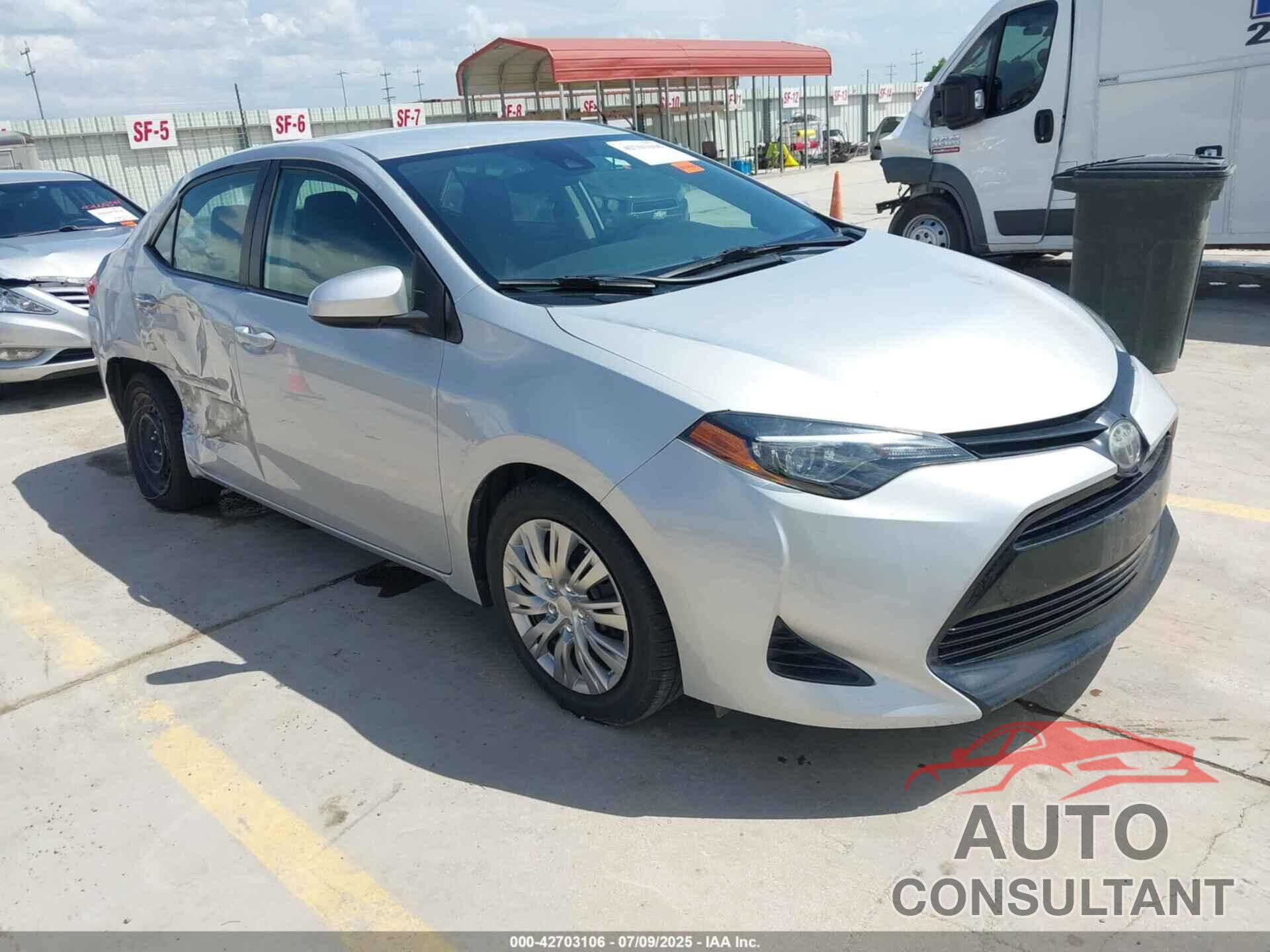 TOYOTA COROLLA 2019 - 2T1BURHE7KC243377