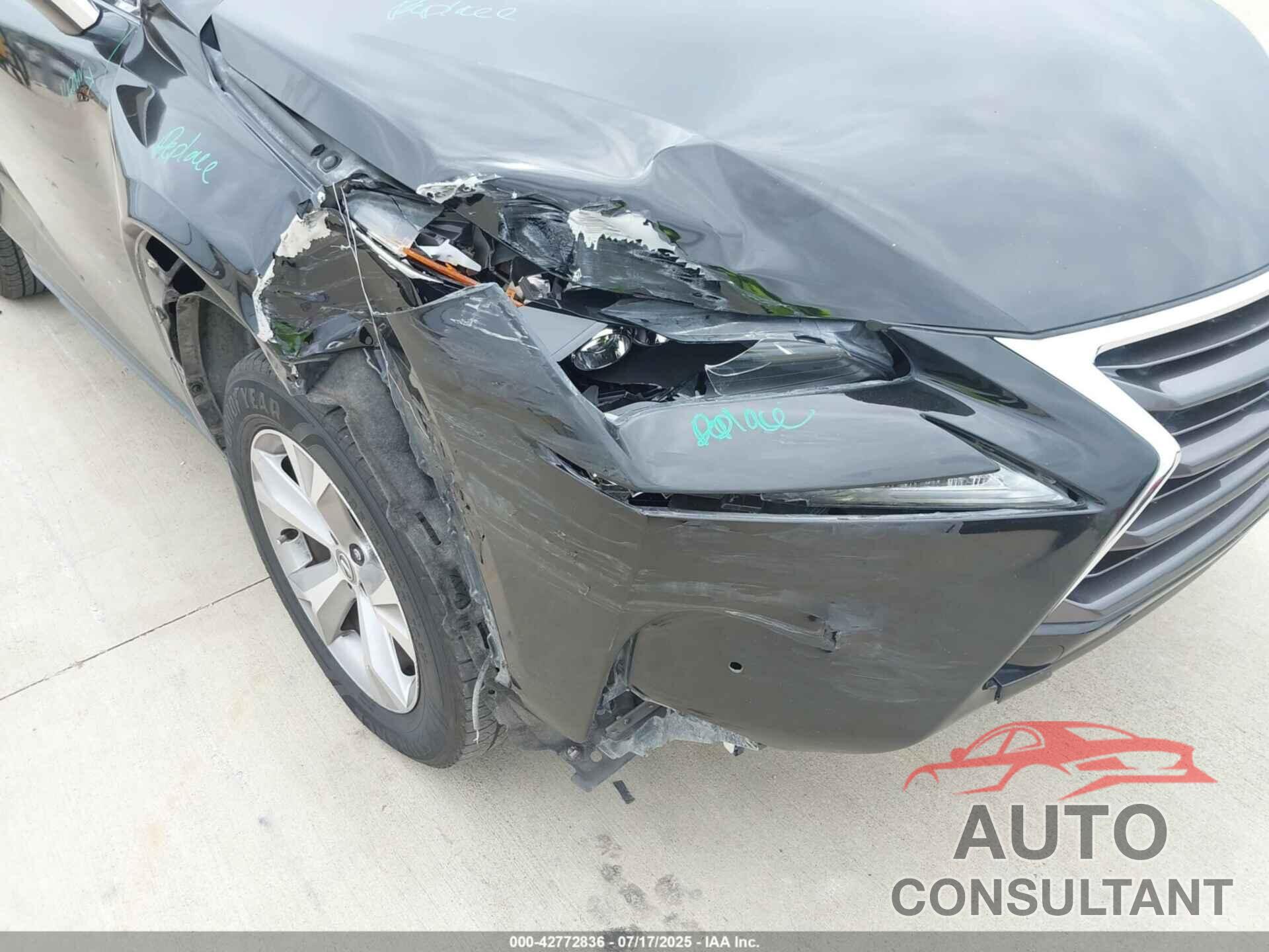 LEXUS NX 2017 - JTJYARBZ8H2078894
