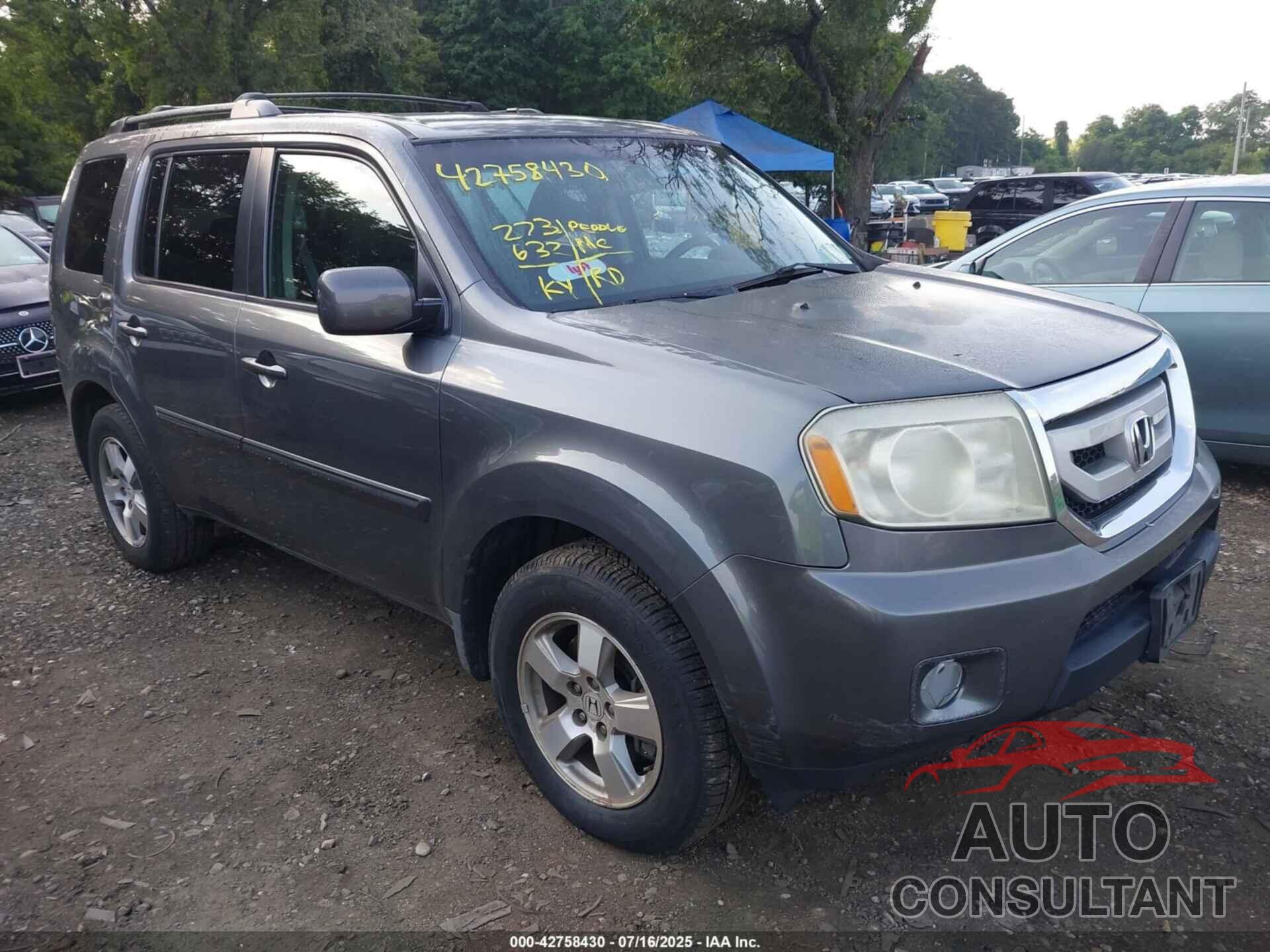 HONDA PILOT 2010 - 5FNYF4H4XAB006083