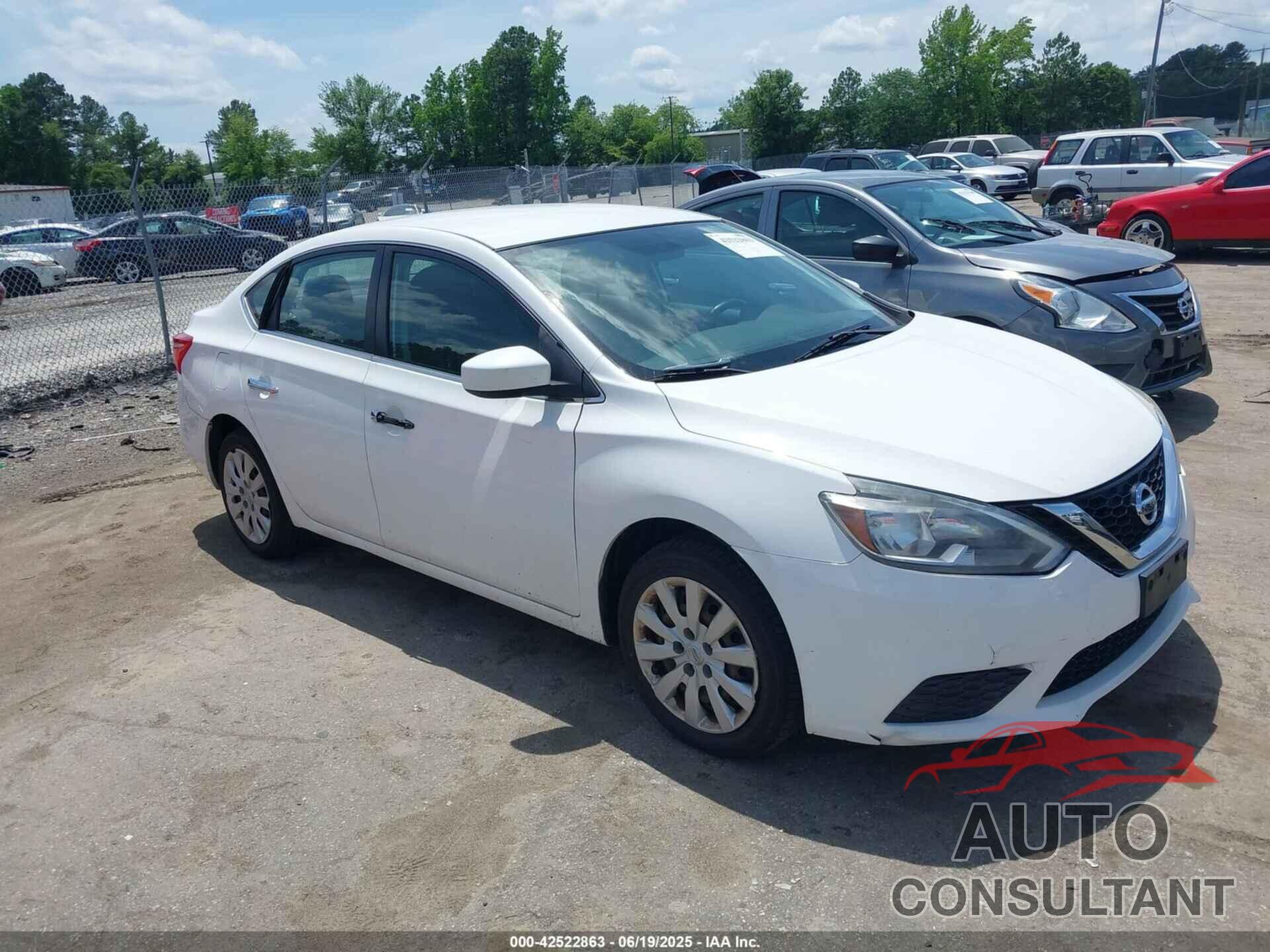 NISSAN SENTRA 2017 - 3N1AB7AP3HY290032