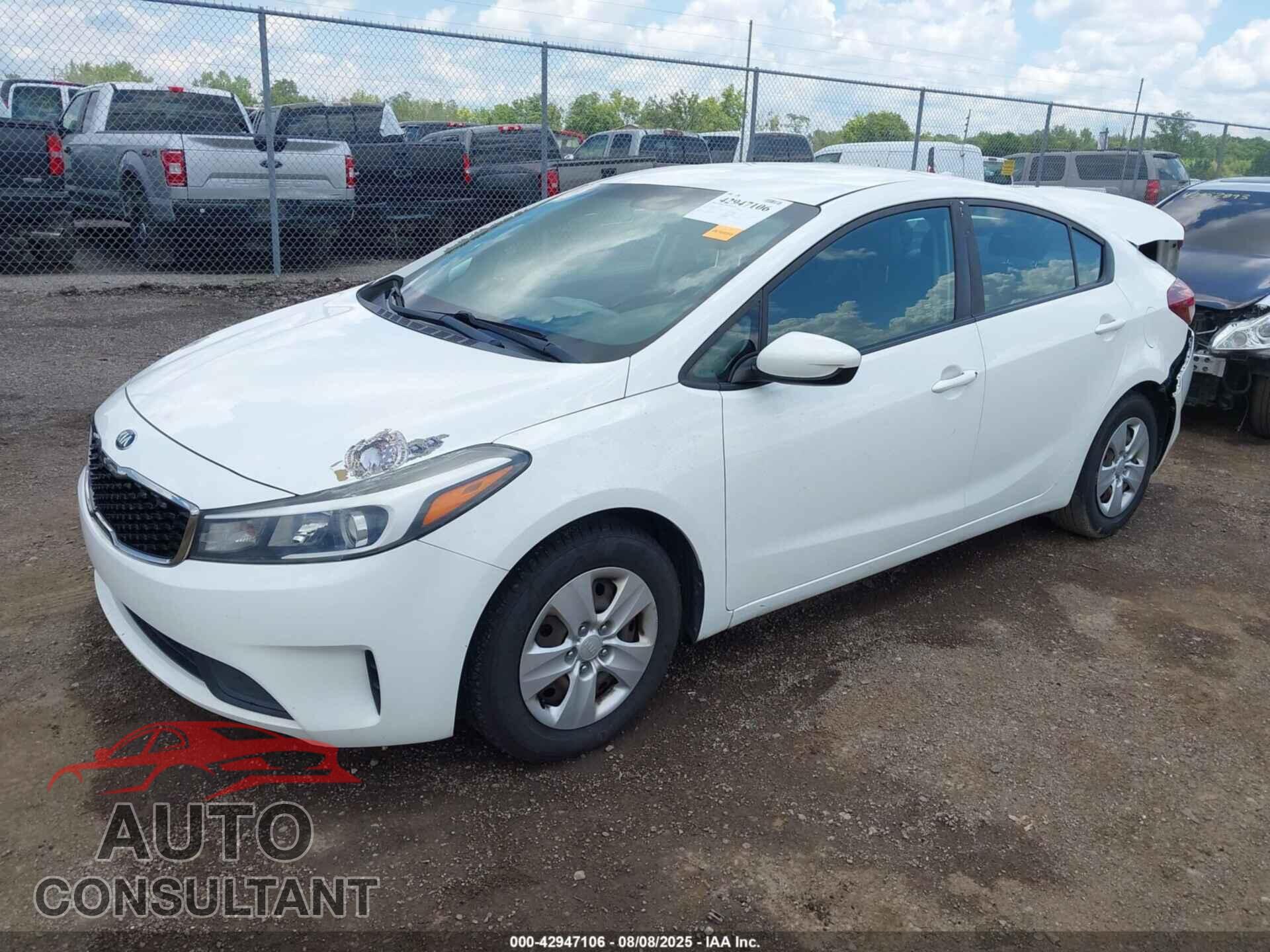 KIA FORTE 2017 - 3KPFK4A74HE065525