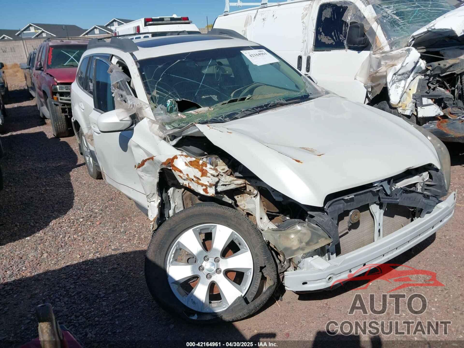 SUBARU OUTBACK 2011 - 4S4BRBGC1B3398651