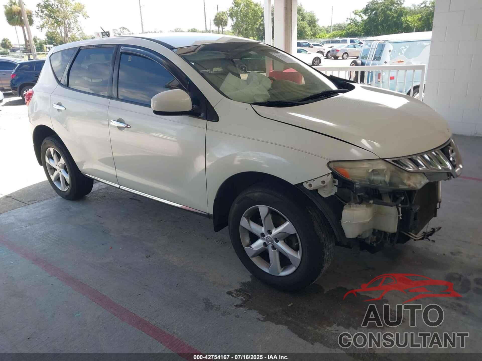 NISSAN MURANO 2010 - JN8AZ1MU1AW016787