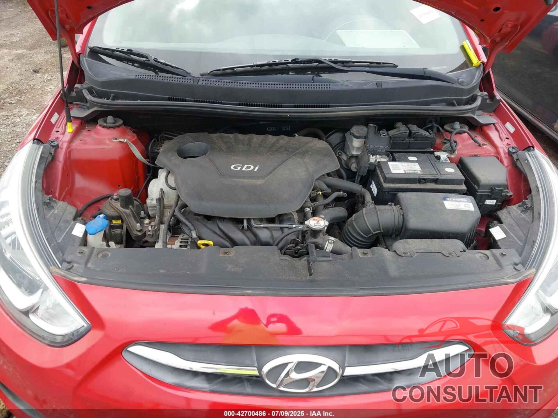 HYUNDAI ACCENT 2016 - KMHCT4AE7GU157352