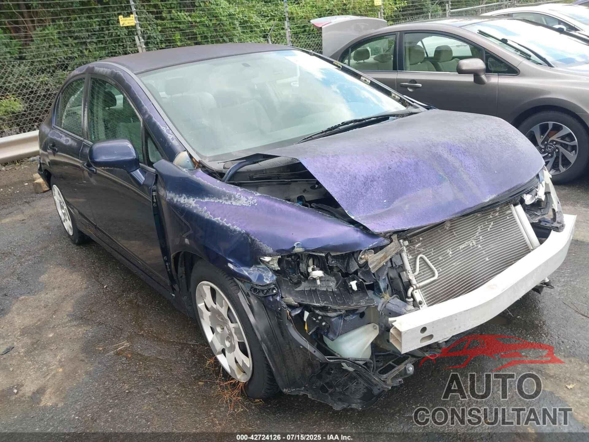HONDA CIVIC 2010 - 2HGFA1F5XAH582834