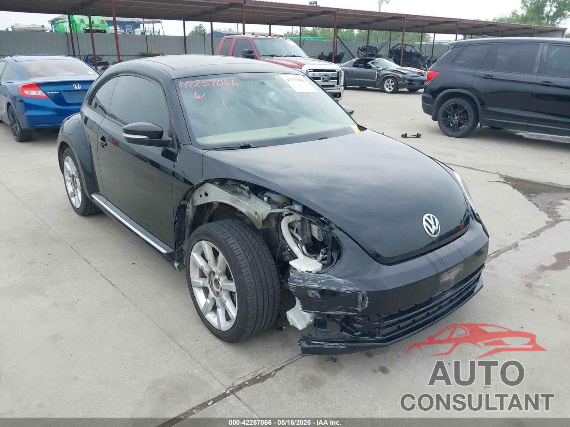 VOLKSWAGEN BEETLE 2013 - 3VWHX7AT3DM613858
