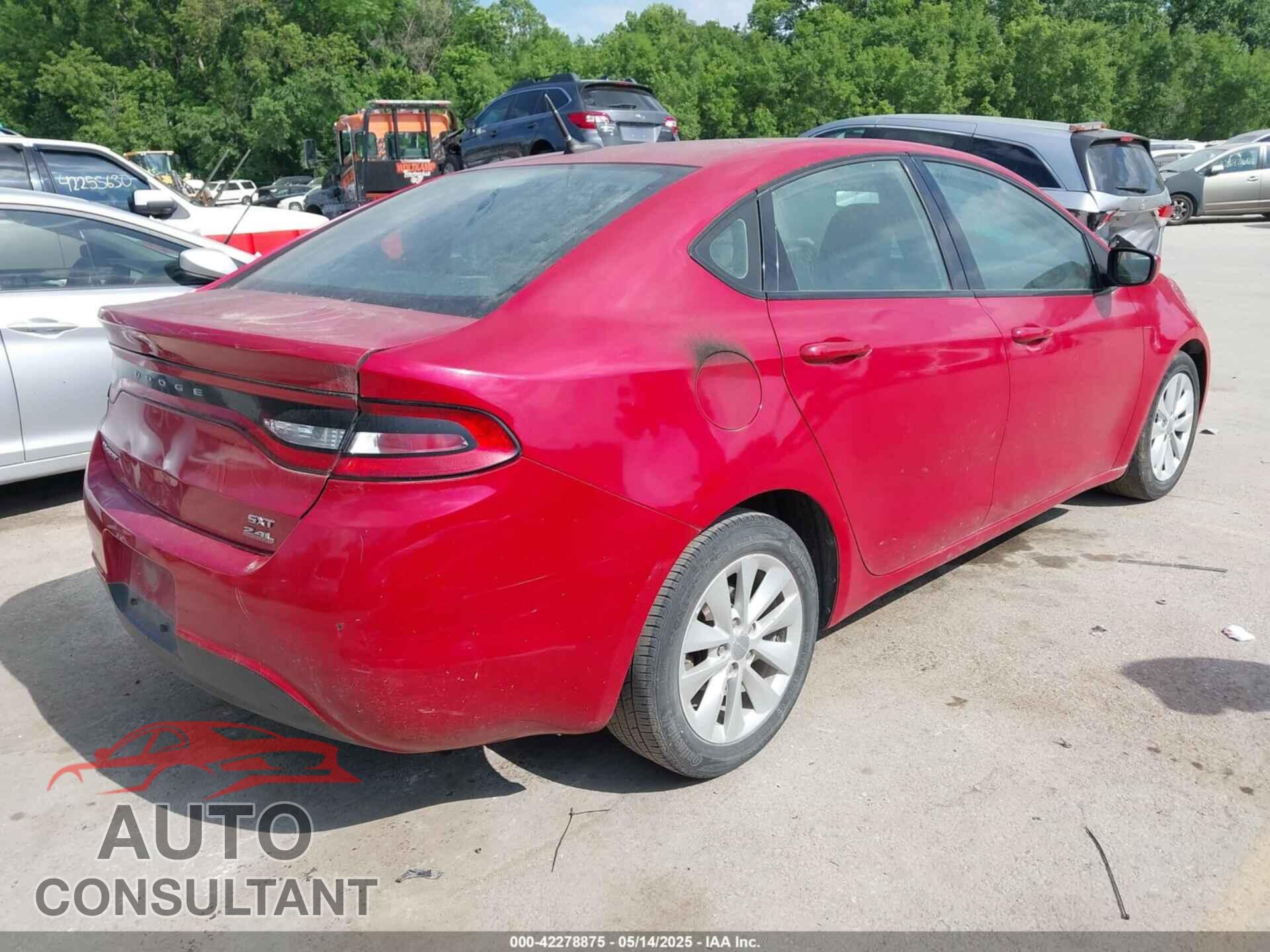 DODGE DART 2014 - 1C3CDFBB9ED824232