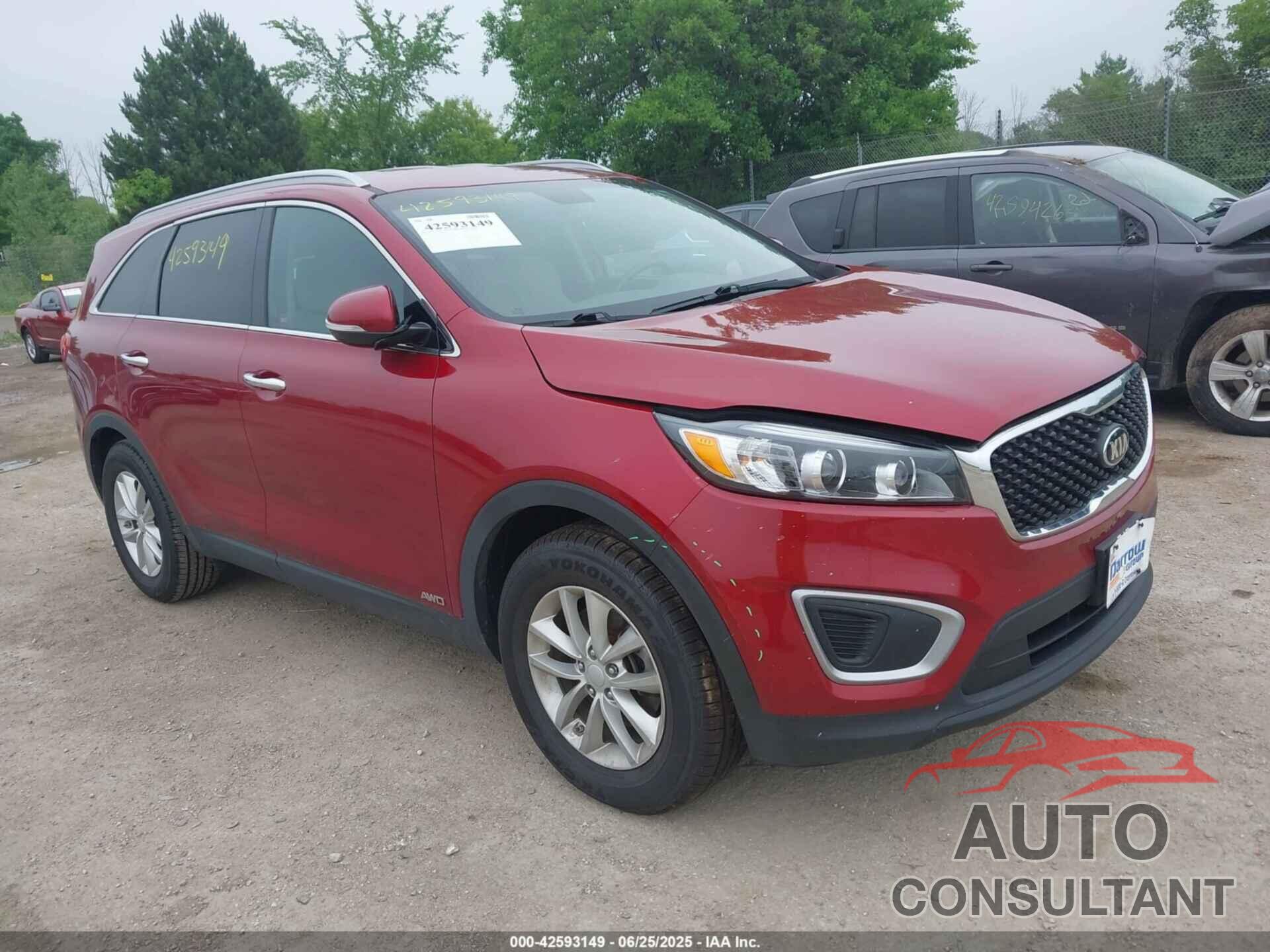 KIA SORENTO 2017 - 5XYPGDA30HG236261