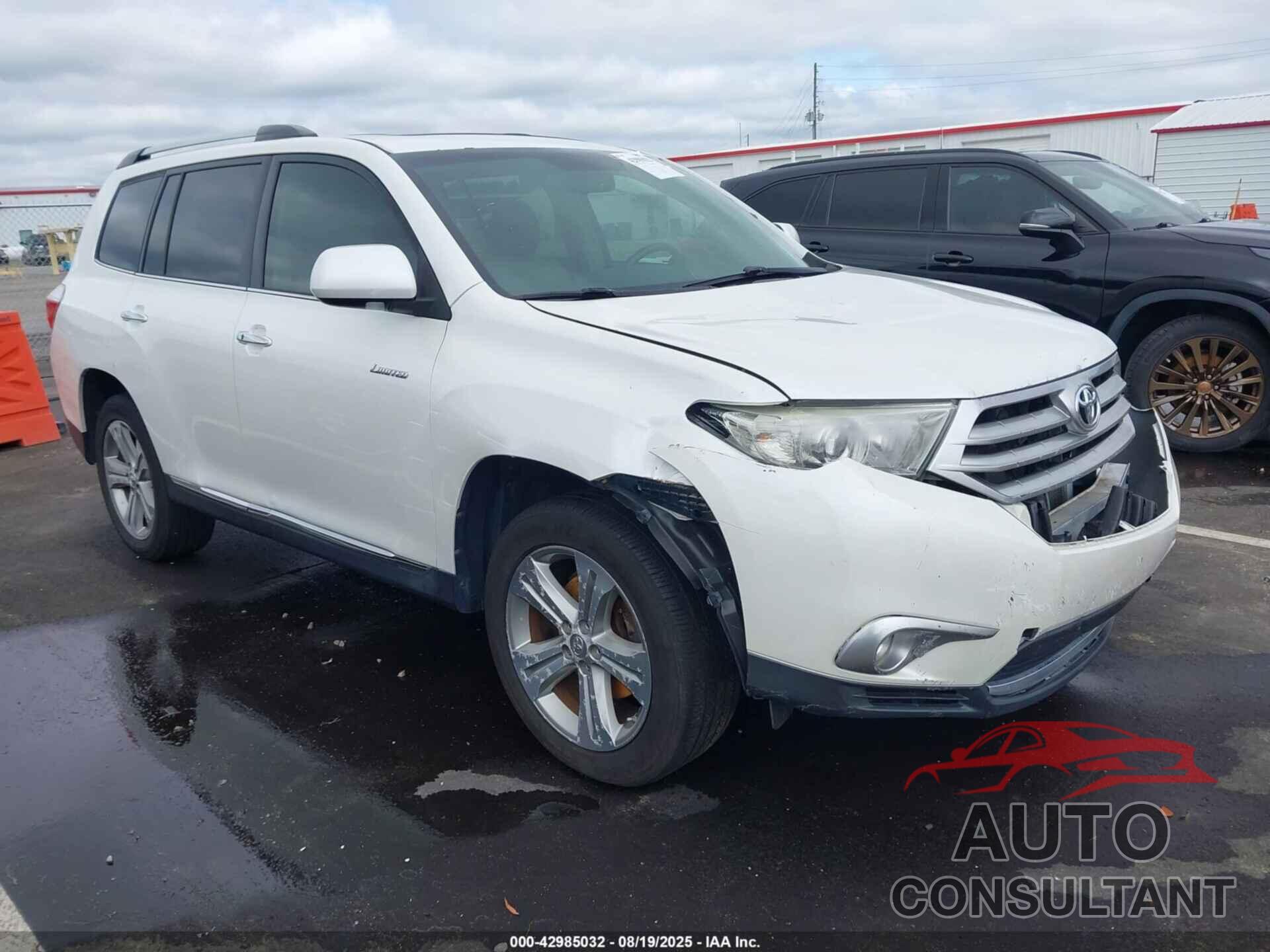TOYOTA HIGHLANDER 2013 - 5TDYK3EH4DS094240