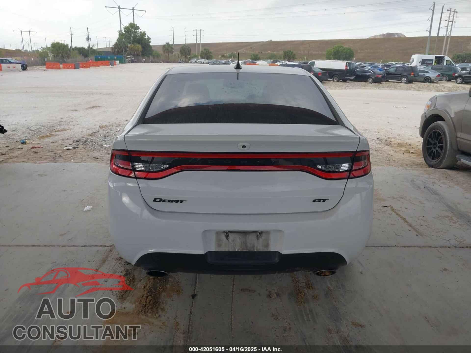 DODGE DART 2015 - 1C3CDFEB9FD369301