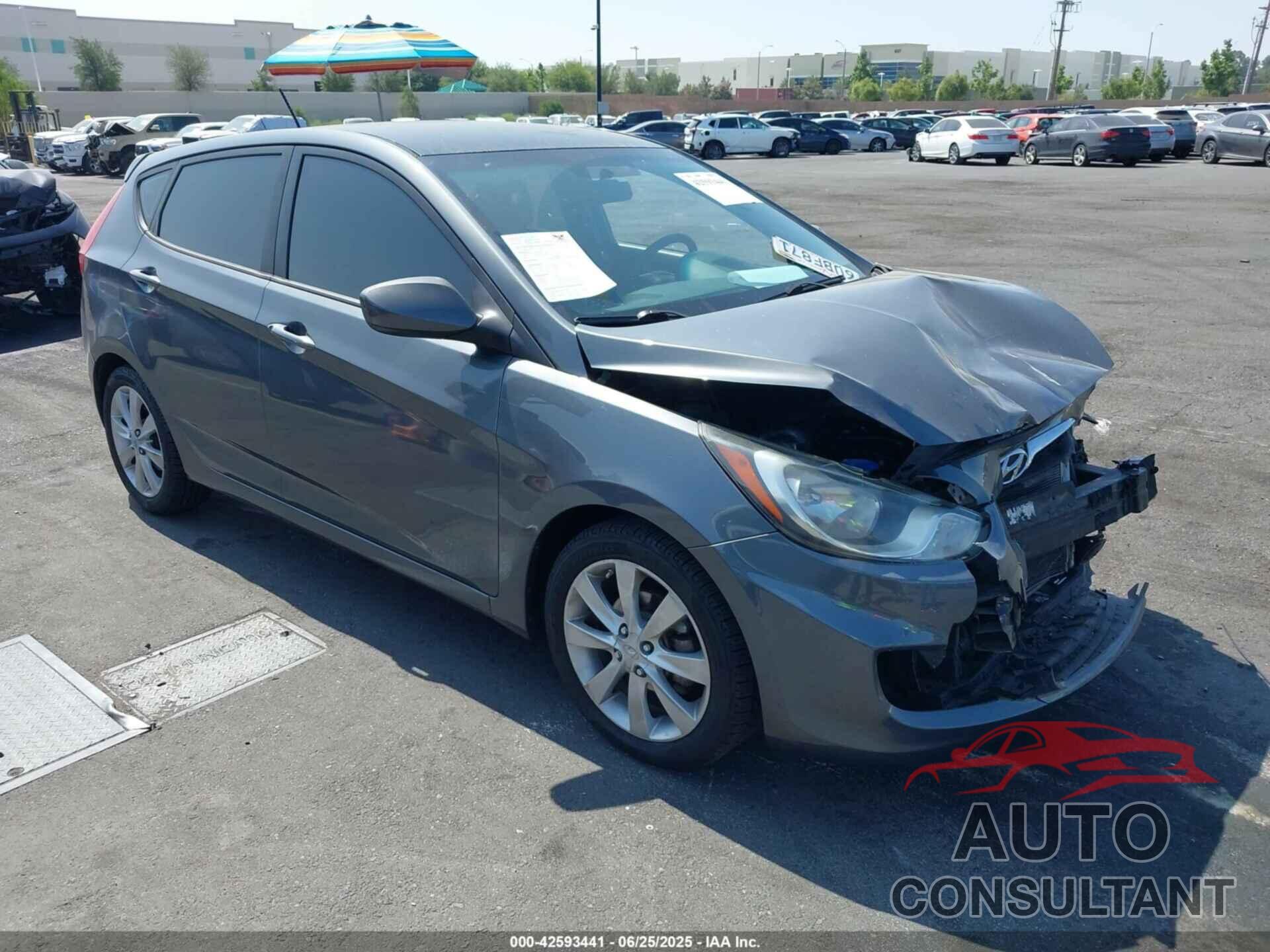 HYUNDAI ACCENT 2012 - KMHCU5AE5CU020097