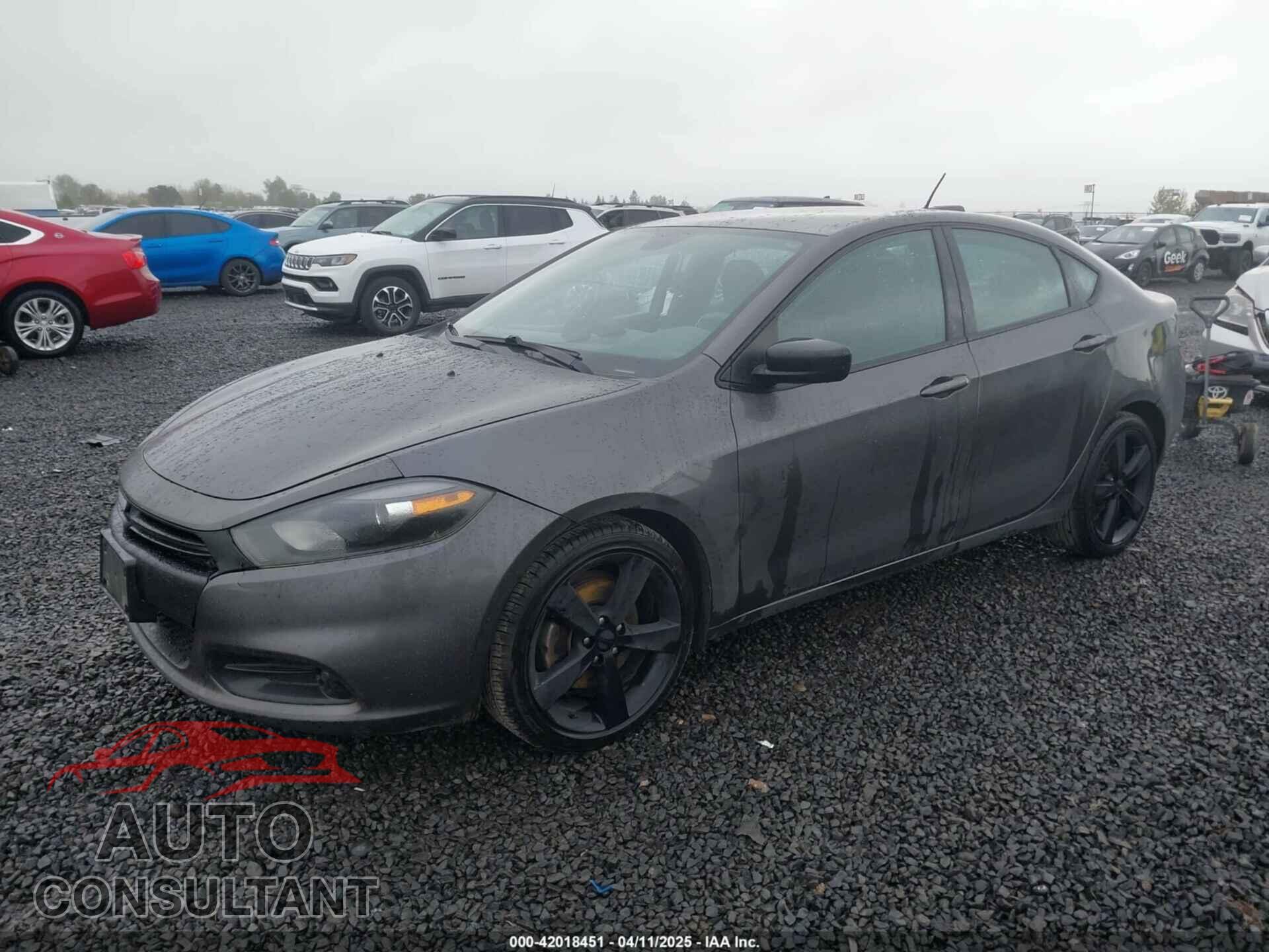 DODGE DART 2015 - 1C3CDFBB8FD300295