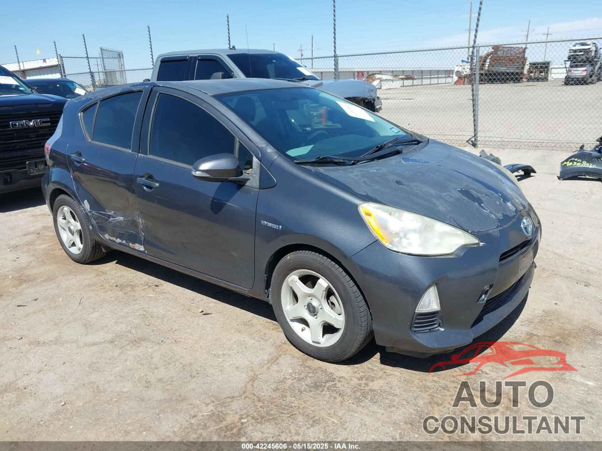 TOYOTA PRIUS C 2012 - JTDKDTB39C1527068
