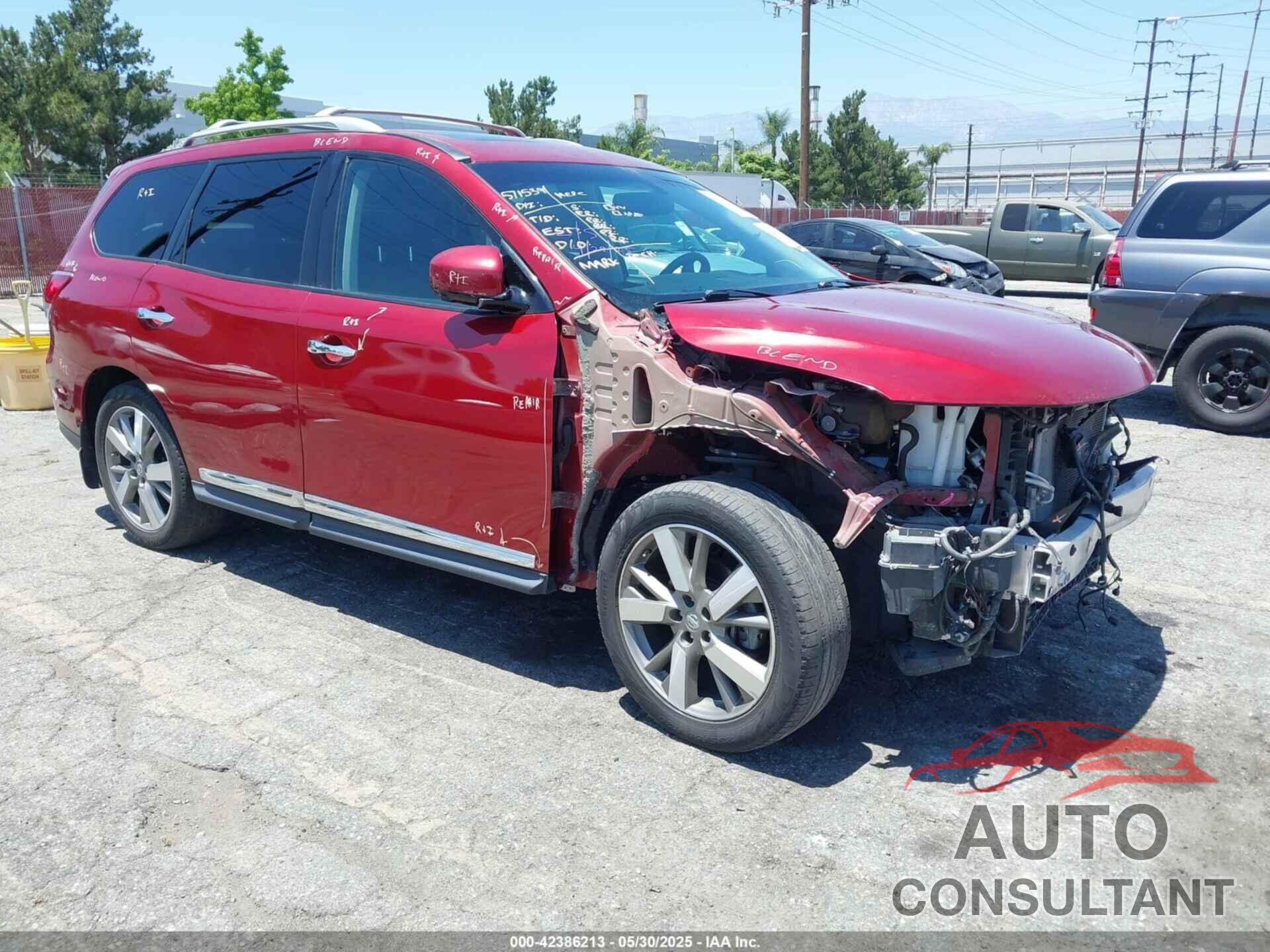 NISSAN PATHFINDER 2015 - 5N1AR2MN8FC609075
