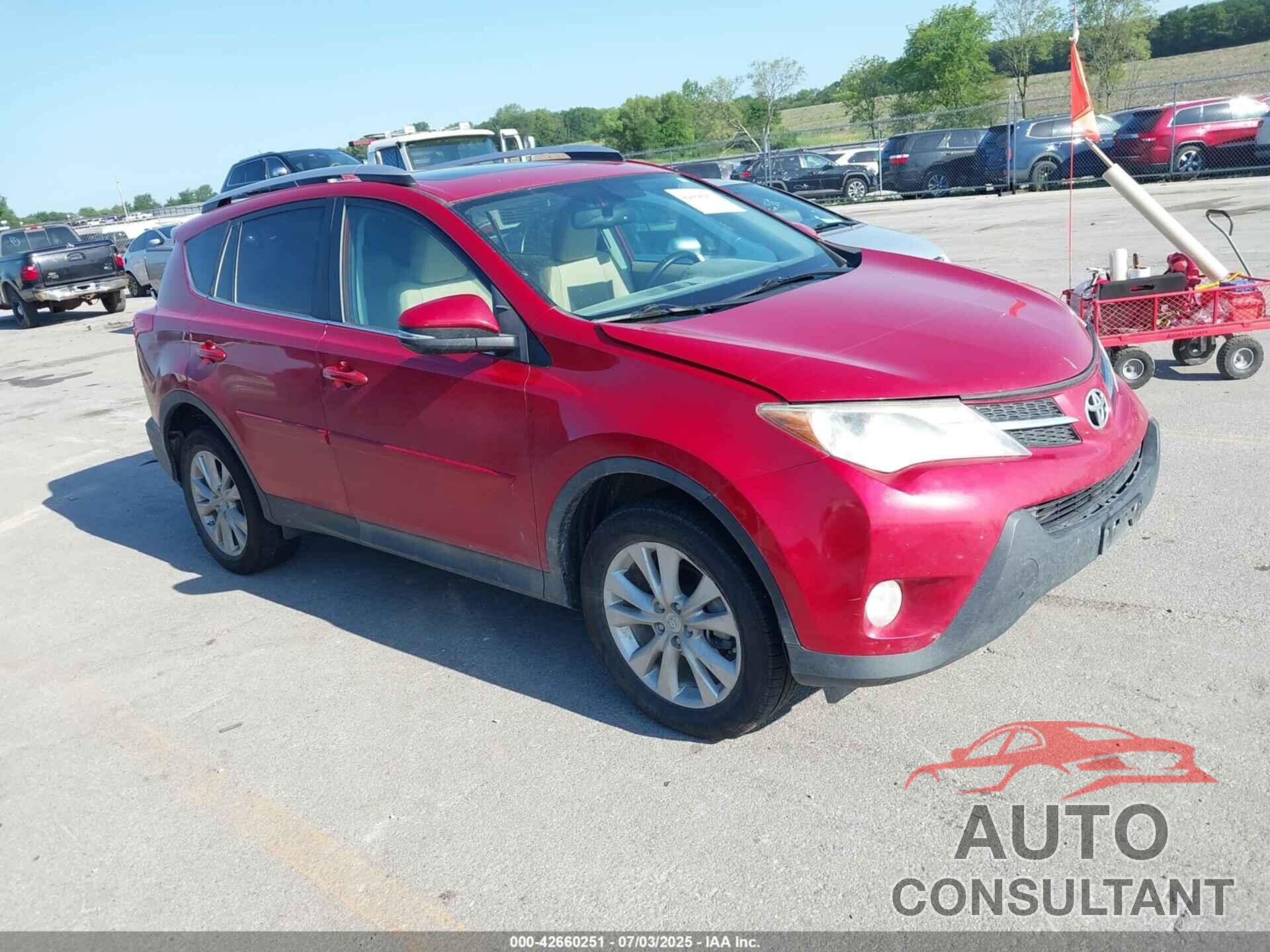 TOYOTA RAV4 2013 - 2T3DFREVXDW080417