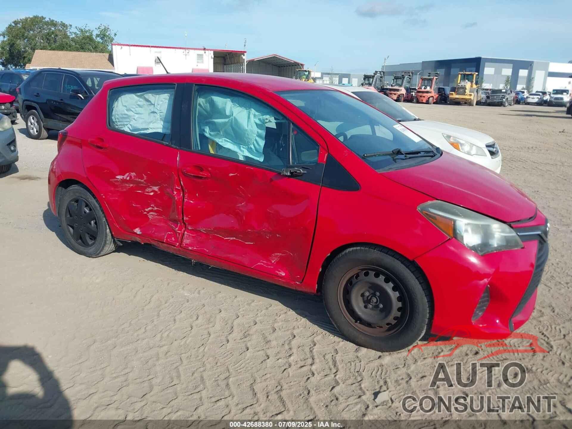 TOYOTA YARIS 2015 - VNKKTUD34FA034643