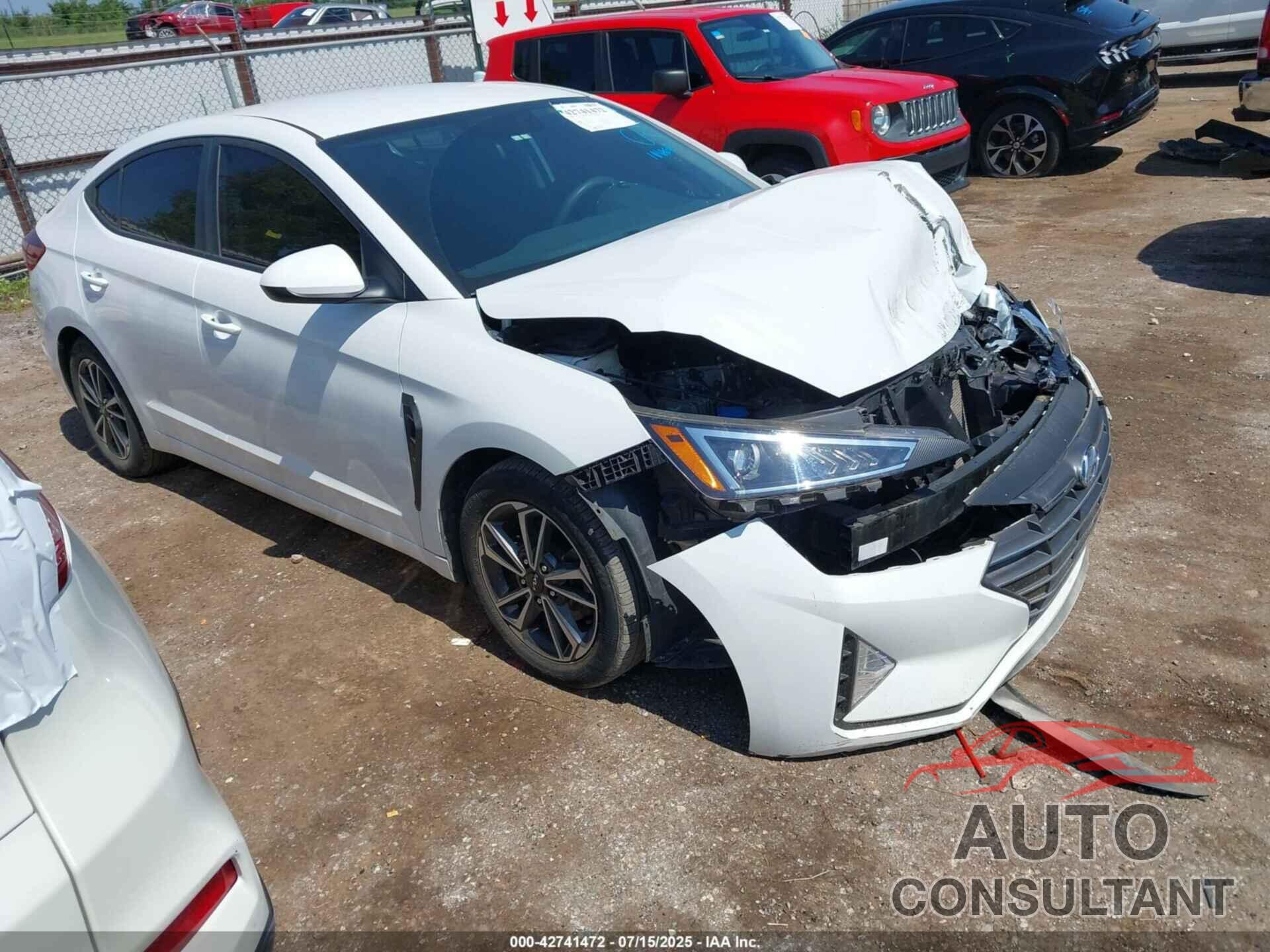 HYUNDAI ELANTRA 2019 - 5NPD74LF6KH437642