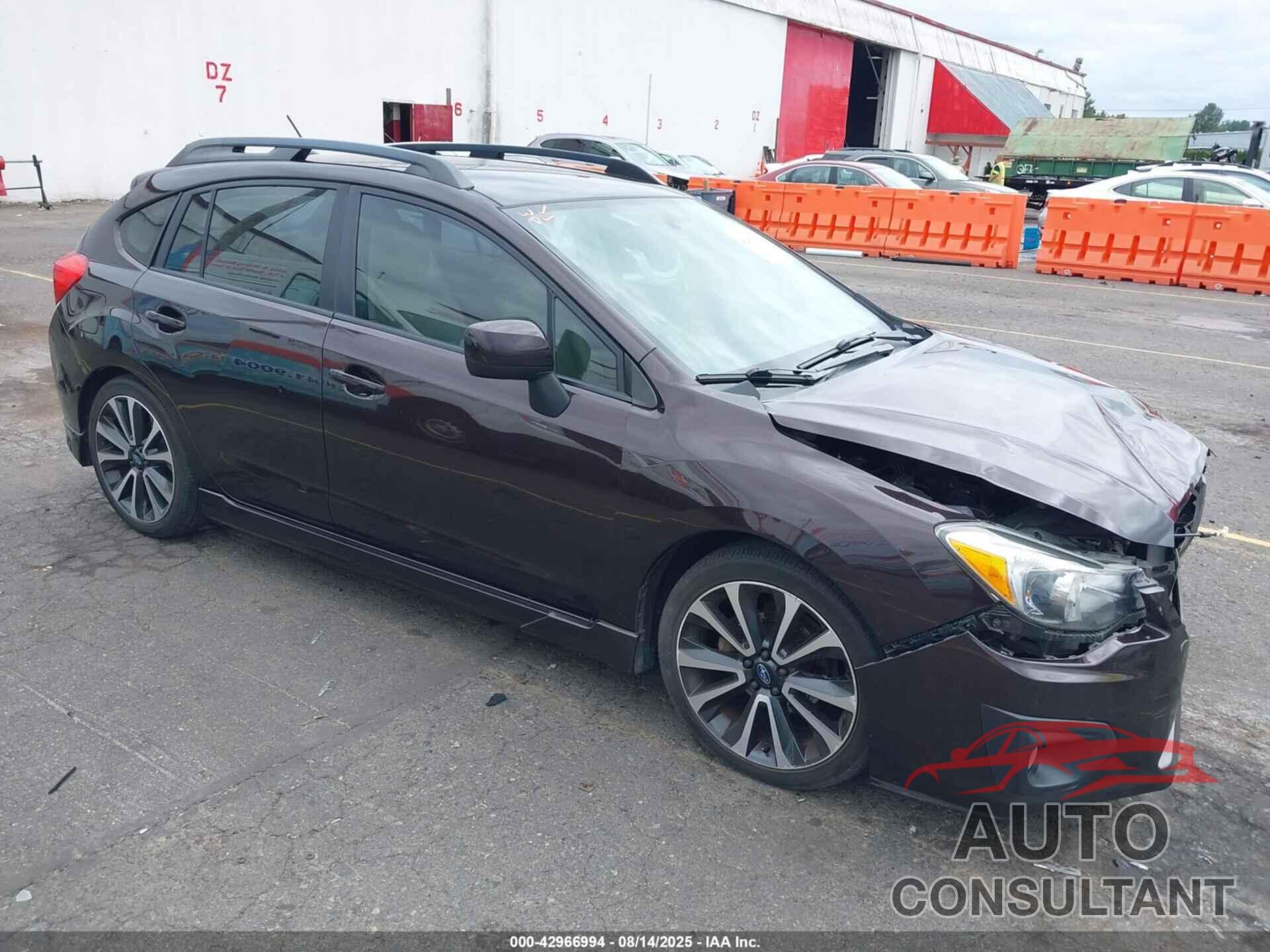 SUBARU IMPREZA 2013 - JF1GPAR6XD2896184