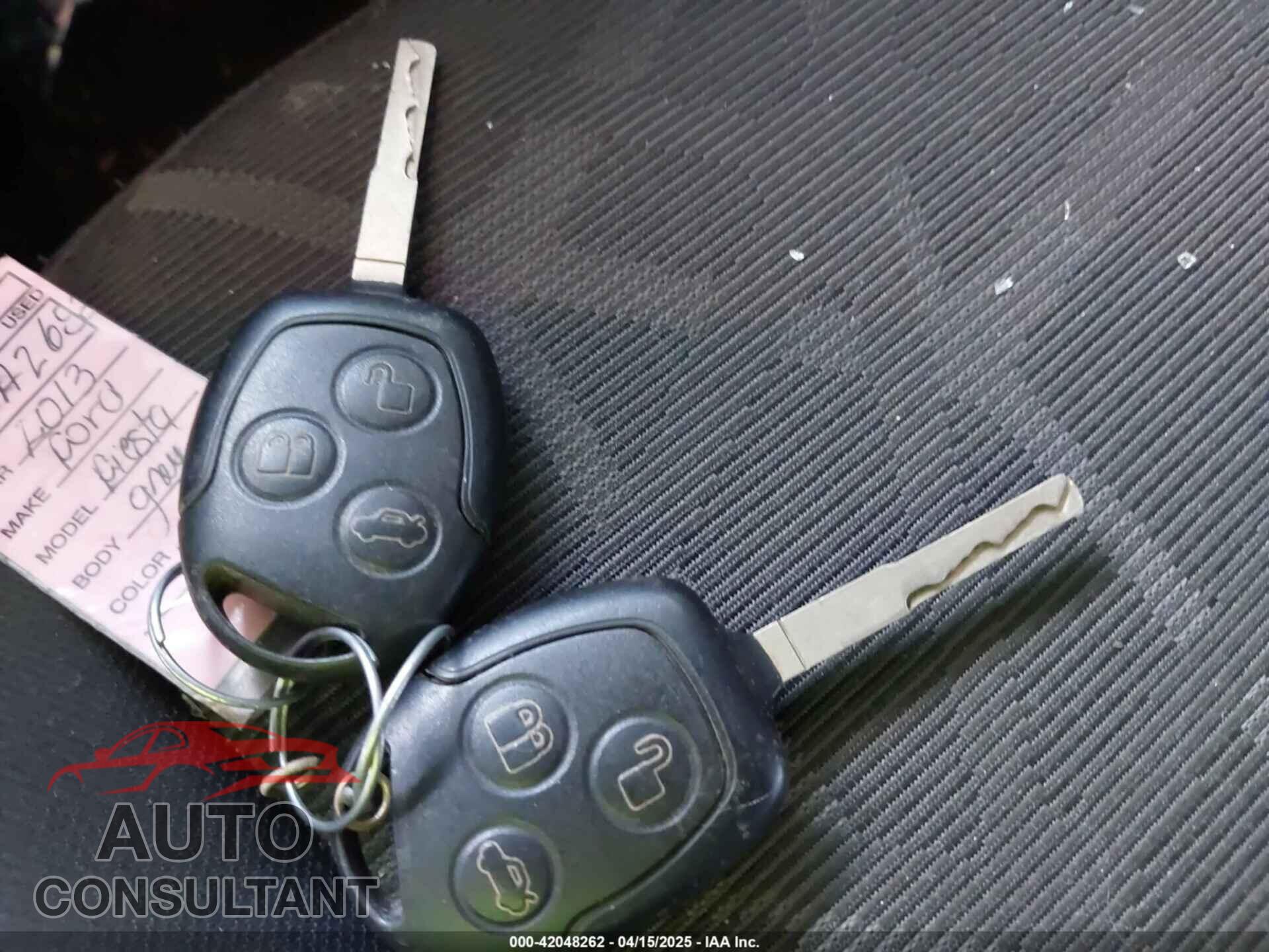 FORD FIESTA 2013 - 3FADP4EJ2DM173842