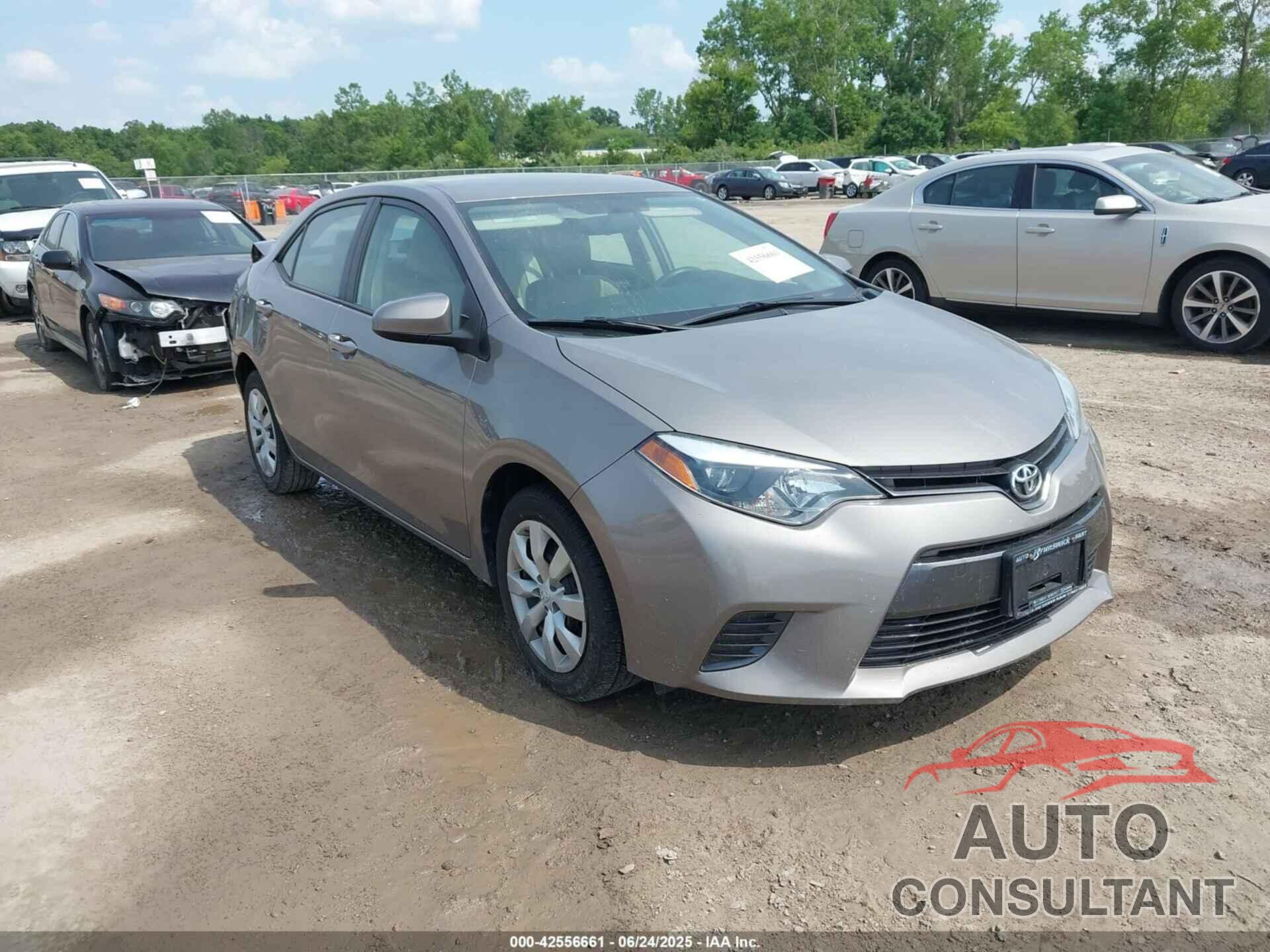 TOYOTA COROLLA 2016 - 2T1BURHE7GC665625