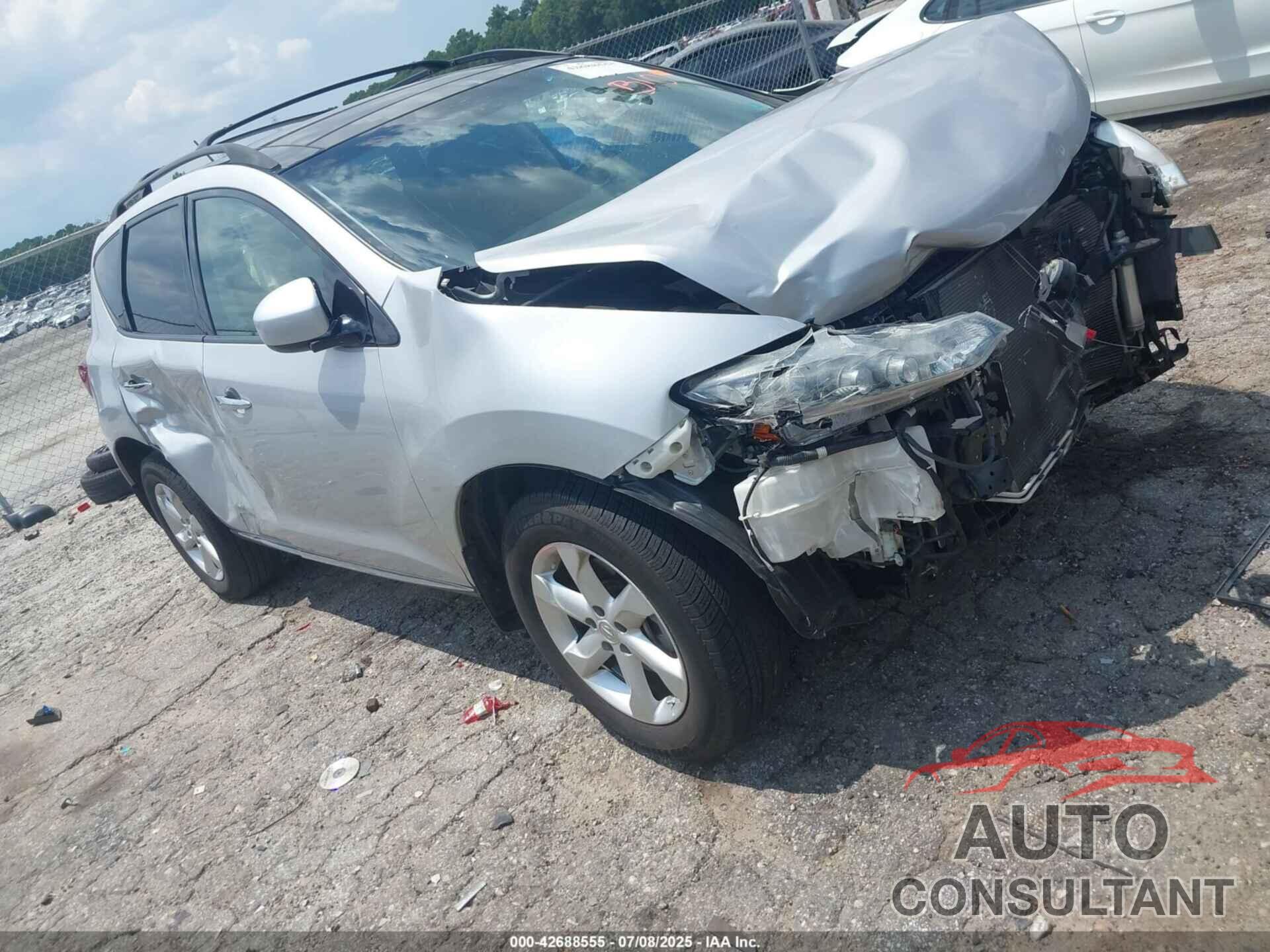 NISSAN MURANO 2010 - JN8AZ1MU9AW007626
