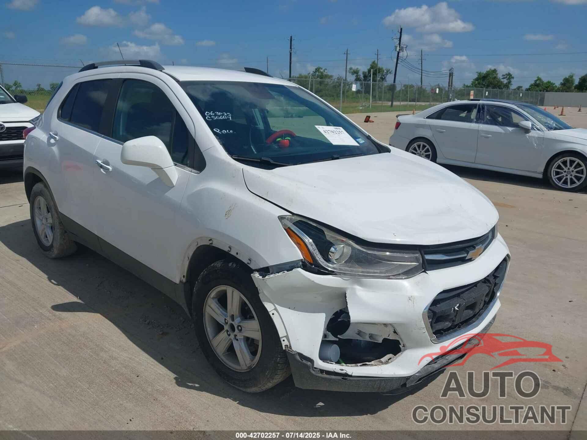CHEVROLET TRAX 2018 - 3GNCJLSB8JL283186