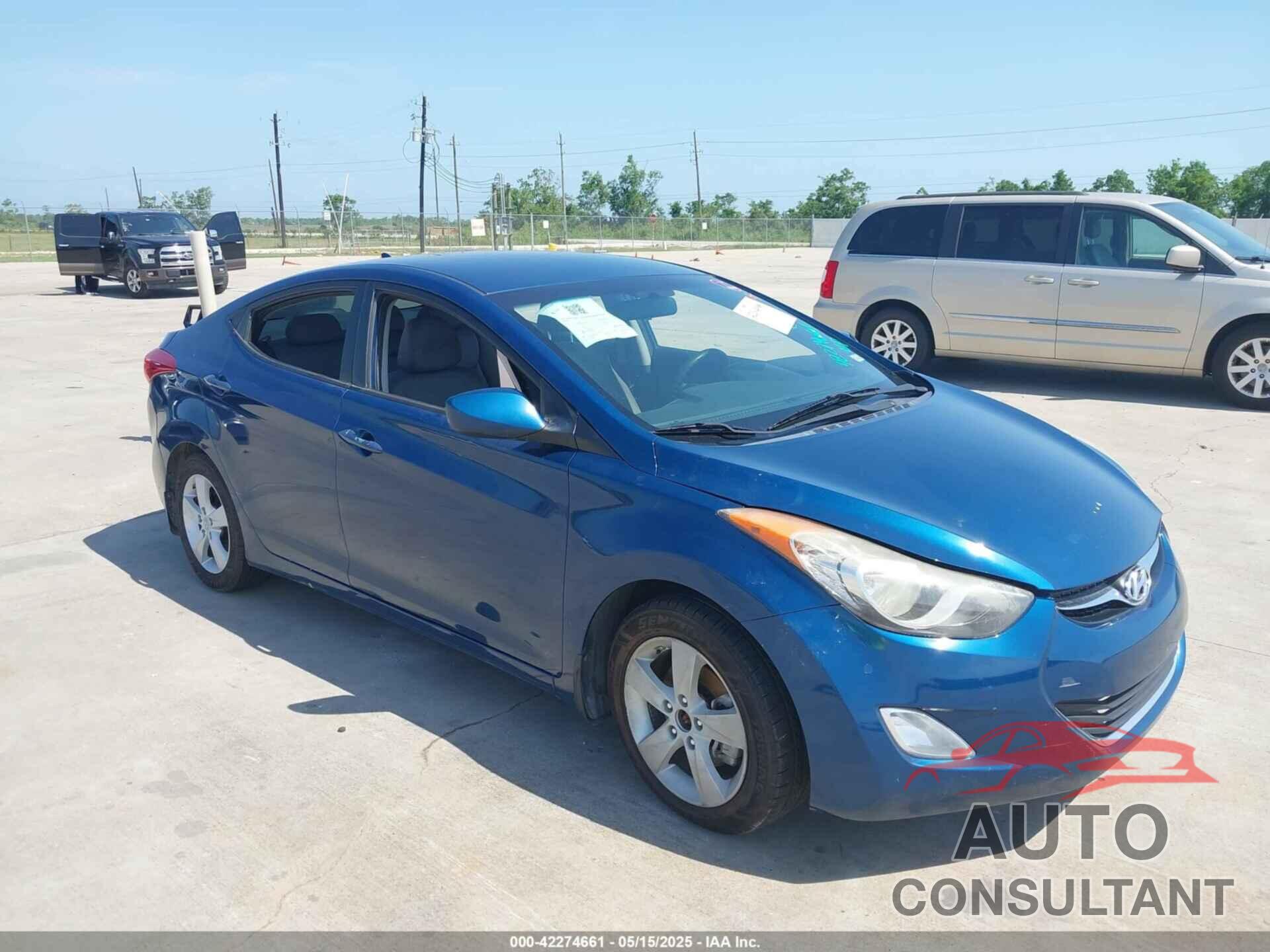 HYUNDAI ELANTRA 2013 - KMHDH4AEXDU944832