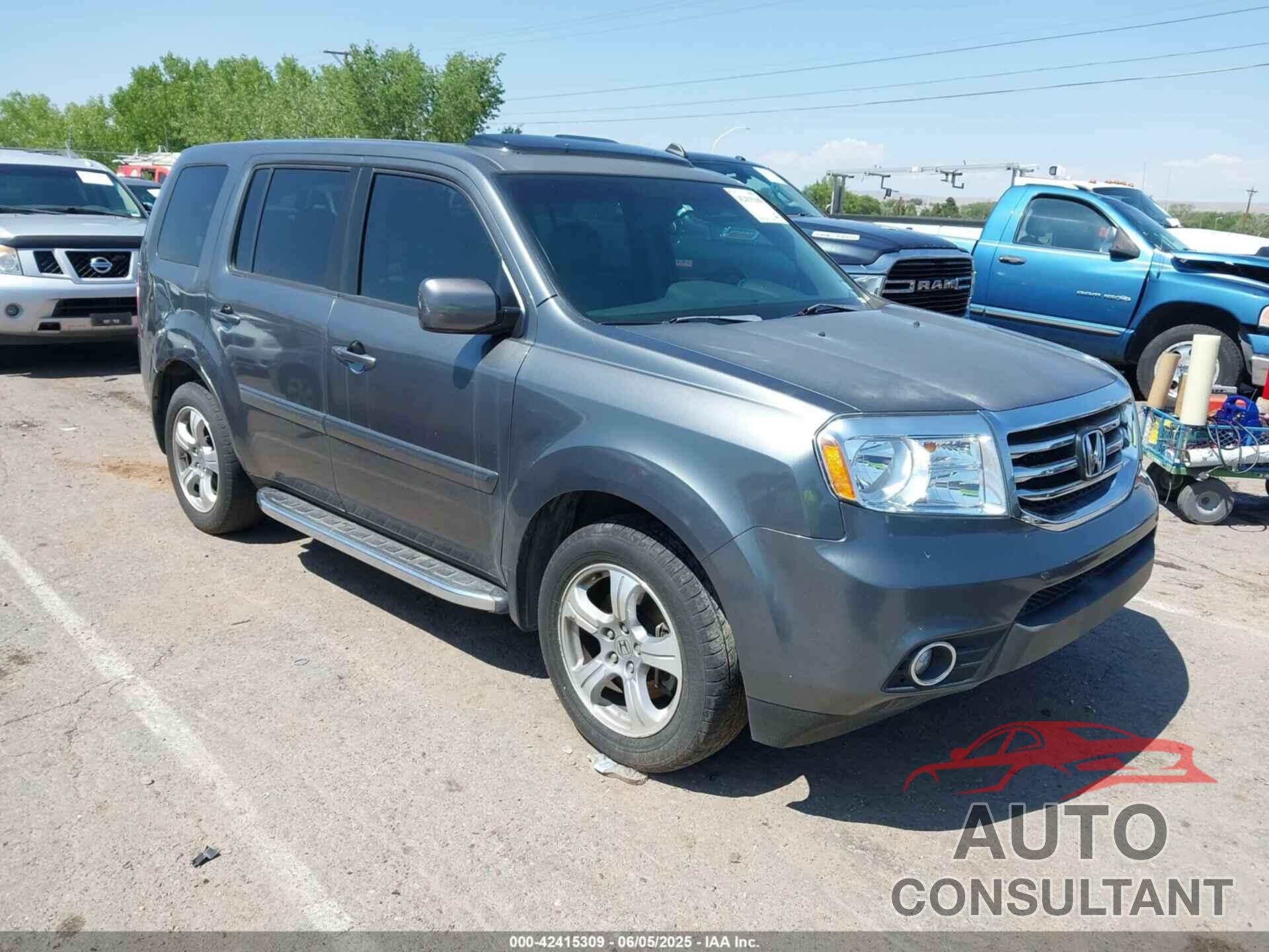 HONDA PILOT 2012 - 5FNYF3H66CB025163