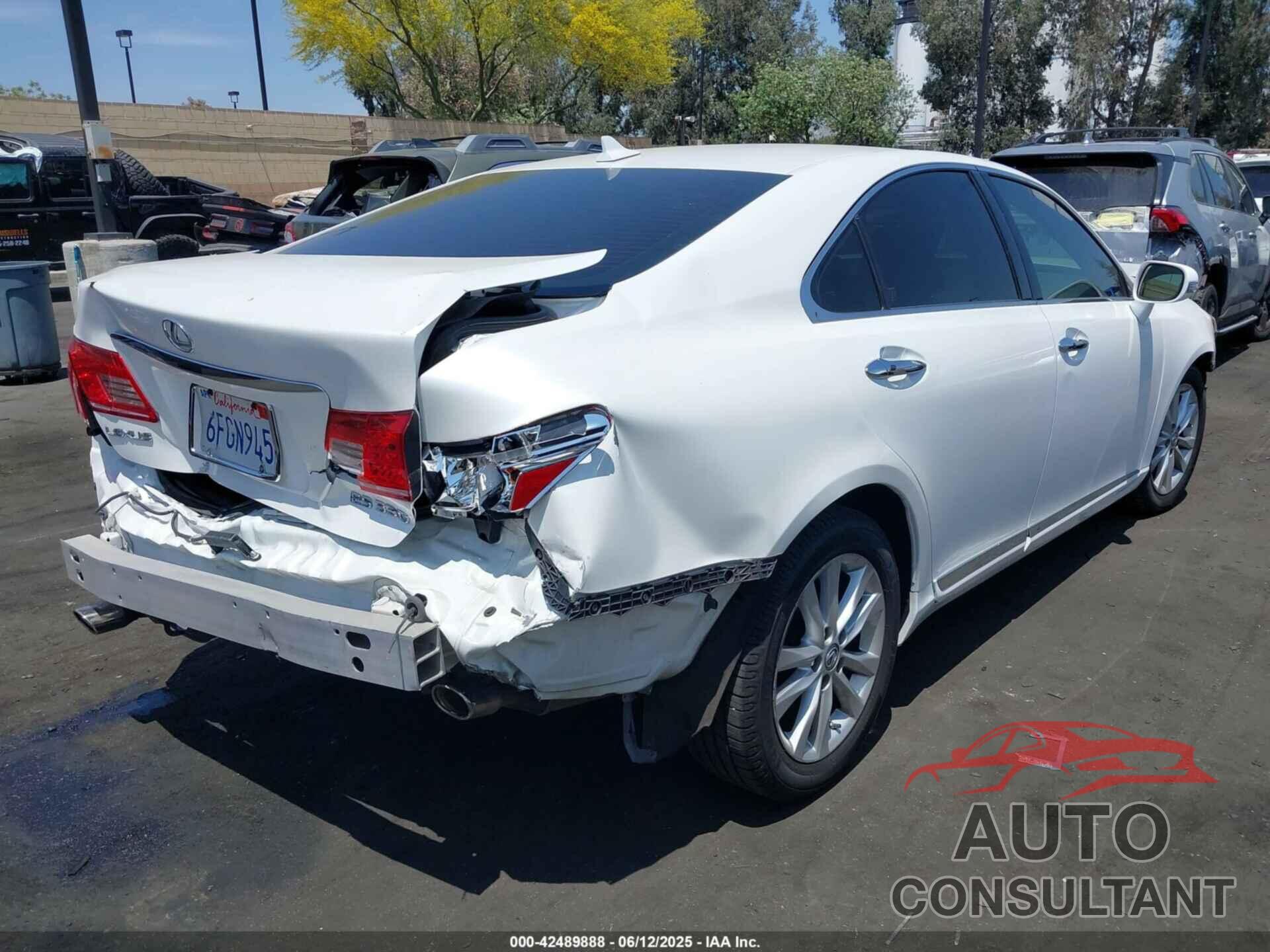 LEXUS ES 350 2010 - JTHBK1EG5A2381850