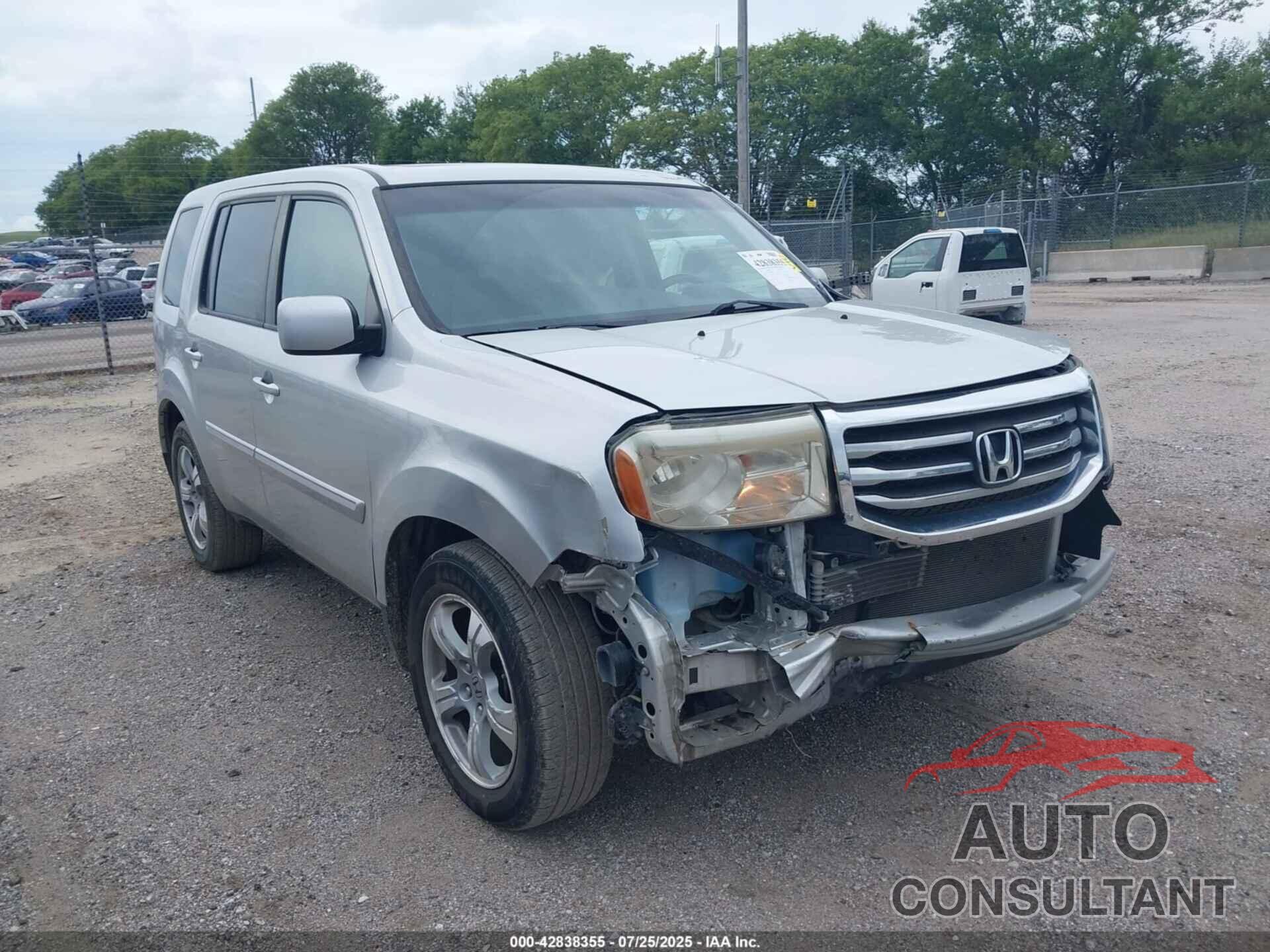 HONDA PILOT 2012 - 5FNYF4H55CB041626