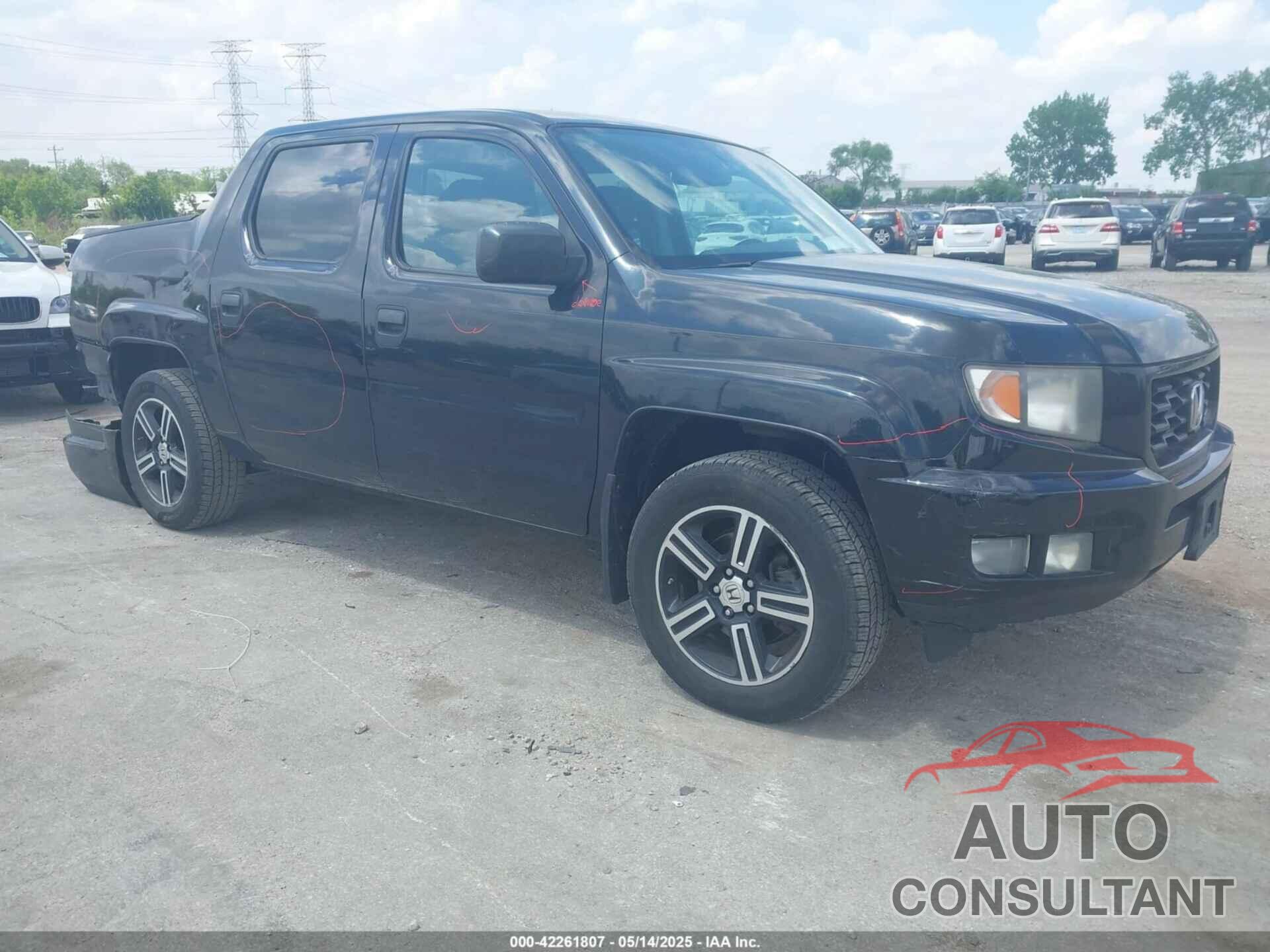 HONDA RIDGELINE 2013 - 5FPYK1F70DB016382