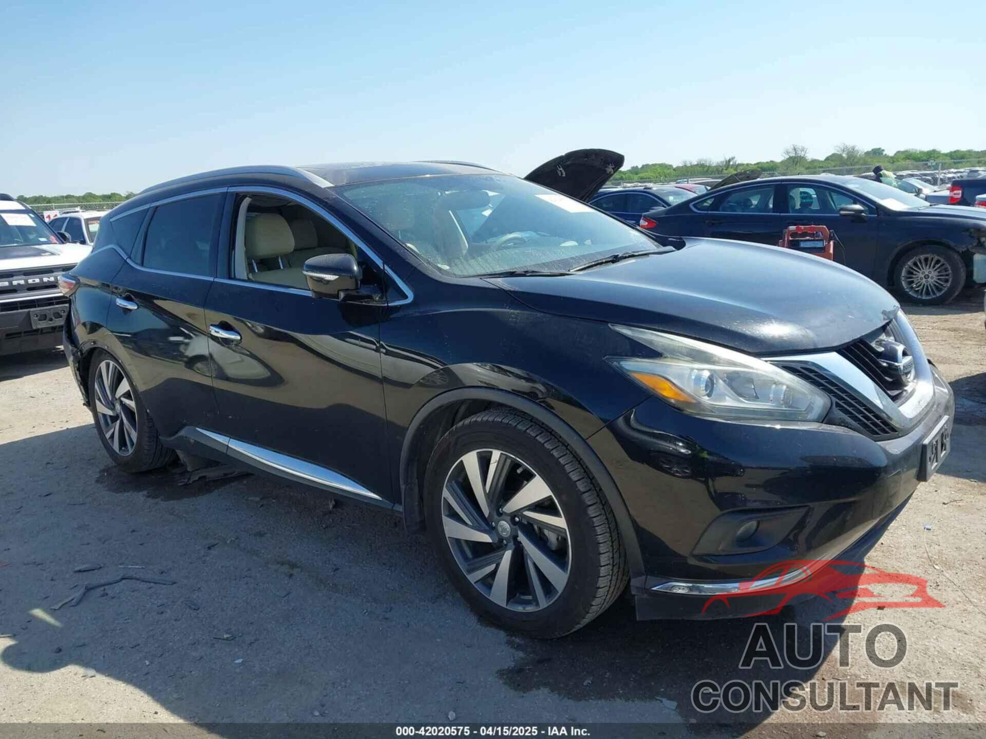 NISSAN MURANO 2015 - 5N1AZ2MG6FN218268