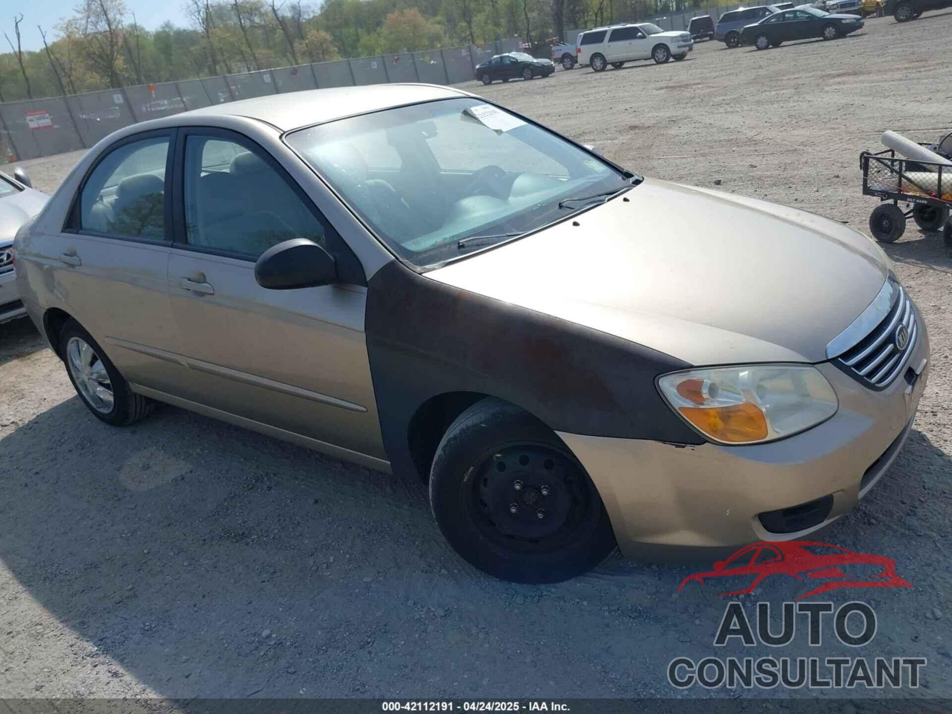 KIA SPECTRA 2009 - KNAFE222295604149