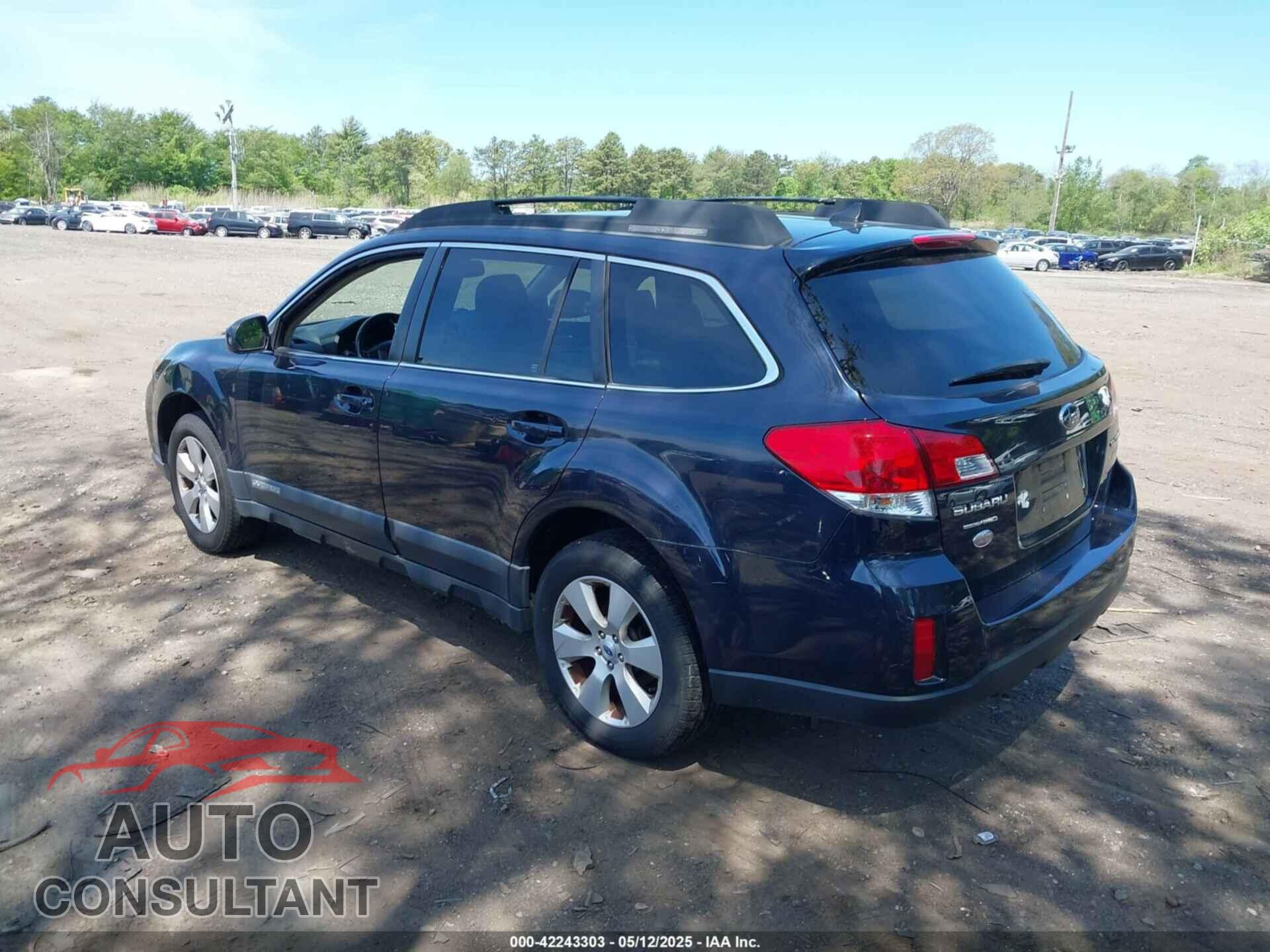 SUBARU OUTBACK 2012 - 4S4BRBKC2C3288734
