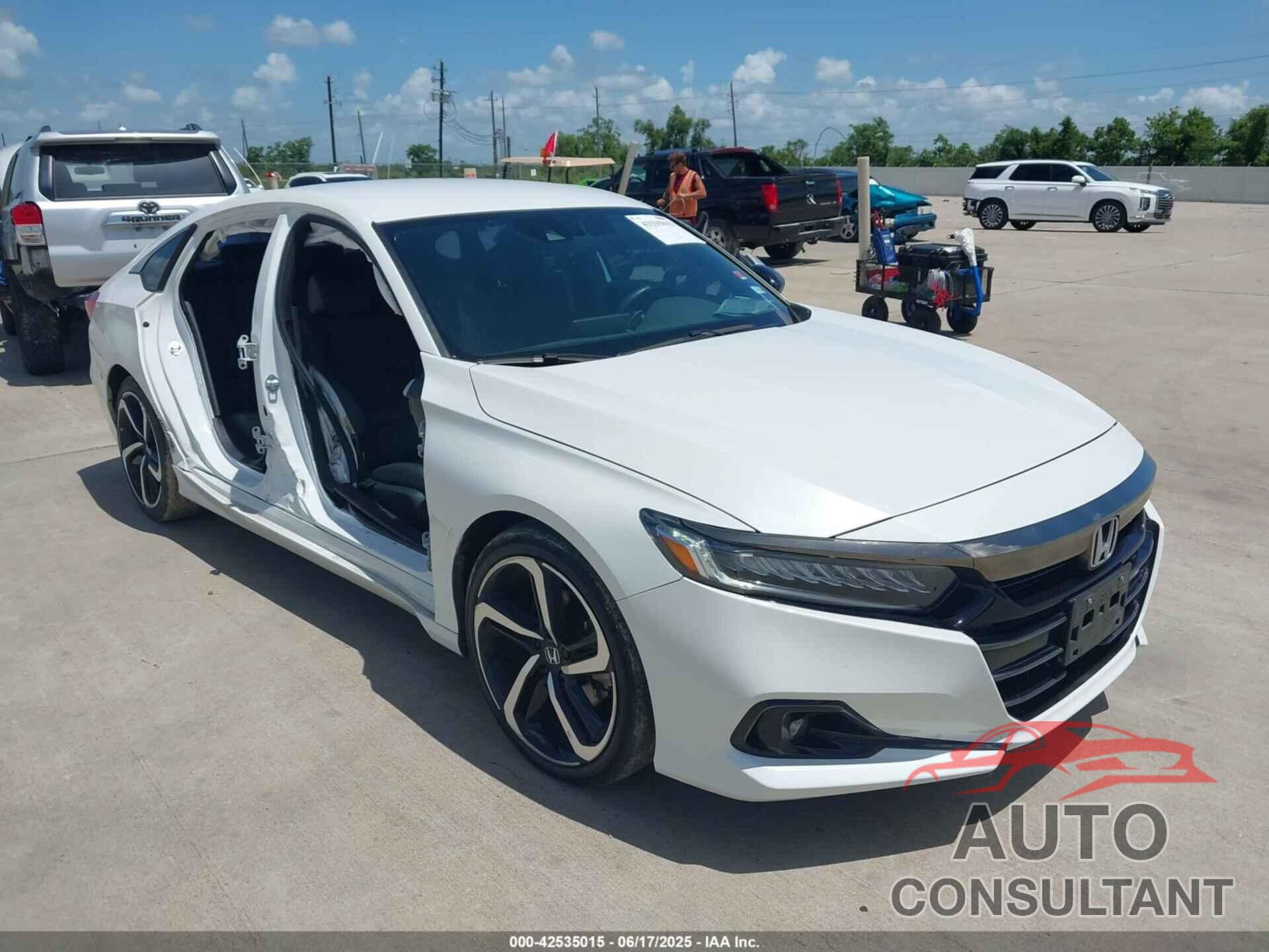 HONDA ACCORD 2021 - 1HGCV1F34MA120293