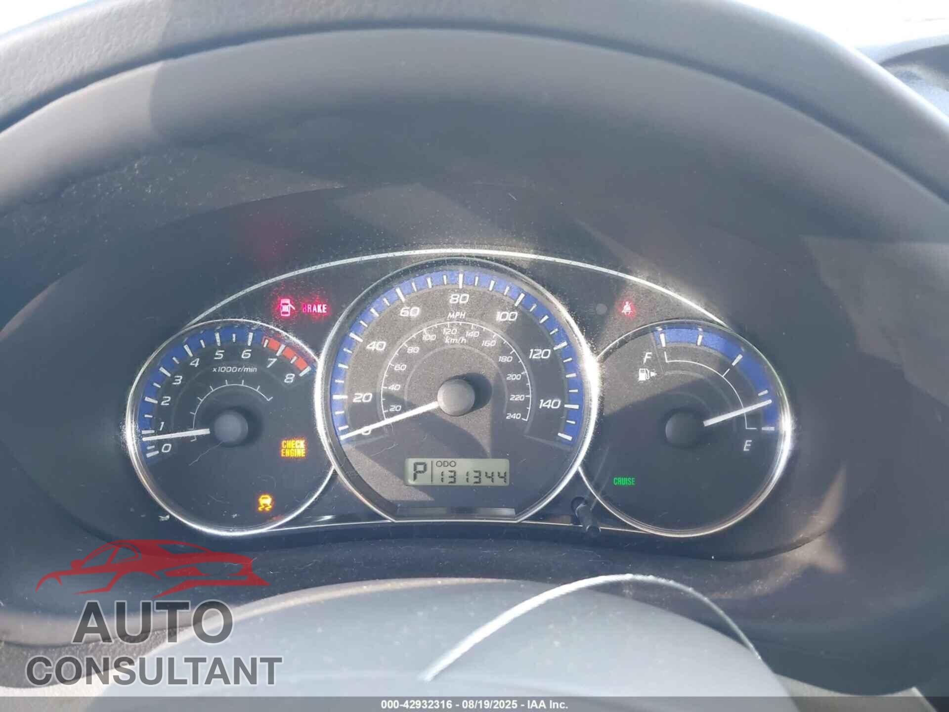 SUBARU FORESTER 2013 - JF2SHABC3DH431469