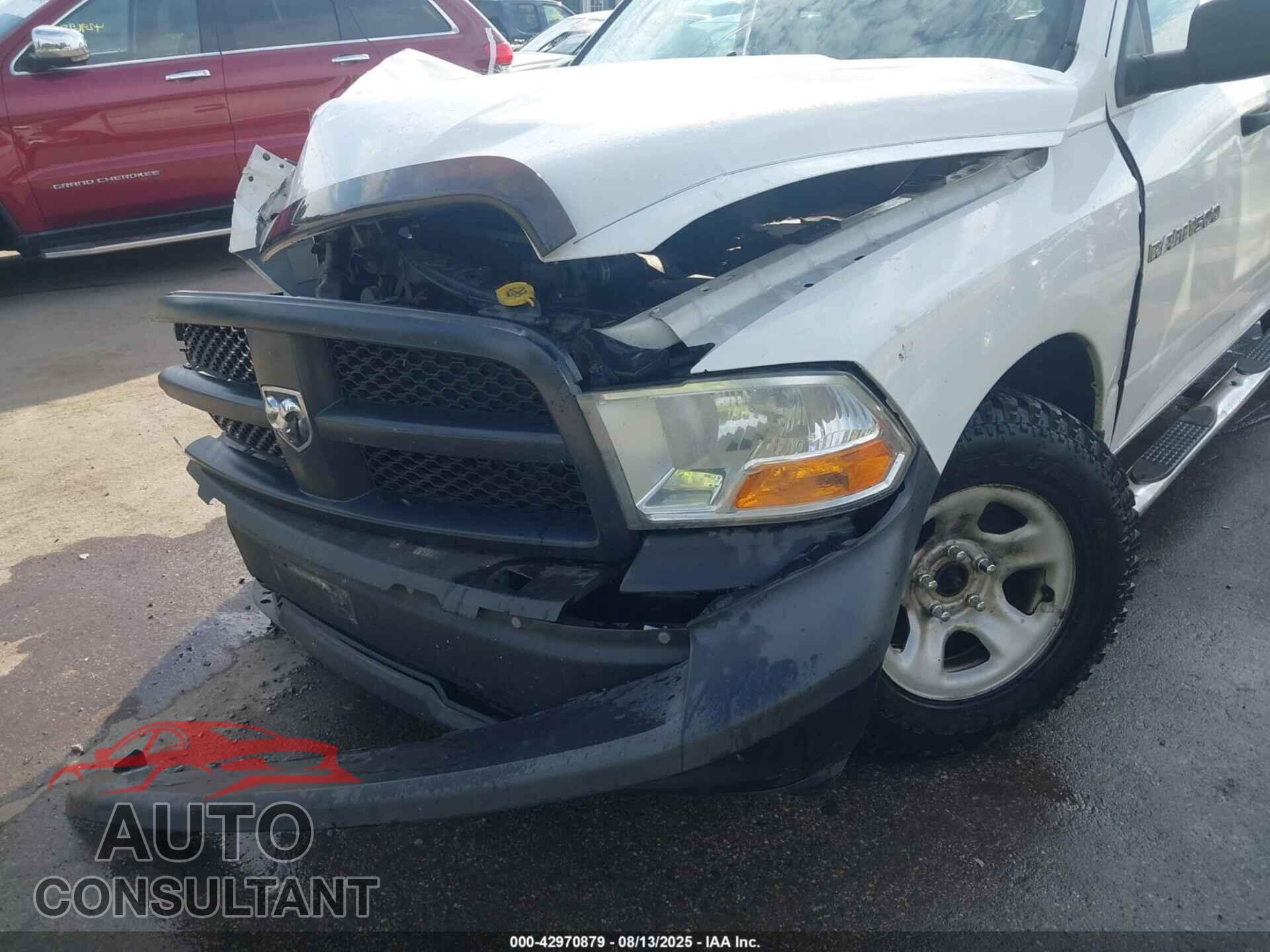 RAM 1500 2012 - 1C6RD7KP9CS275560