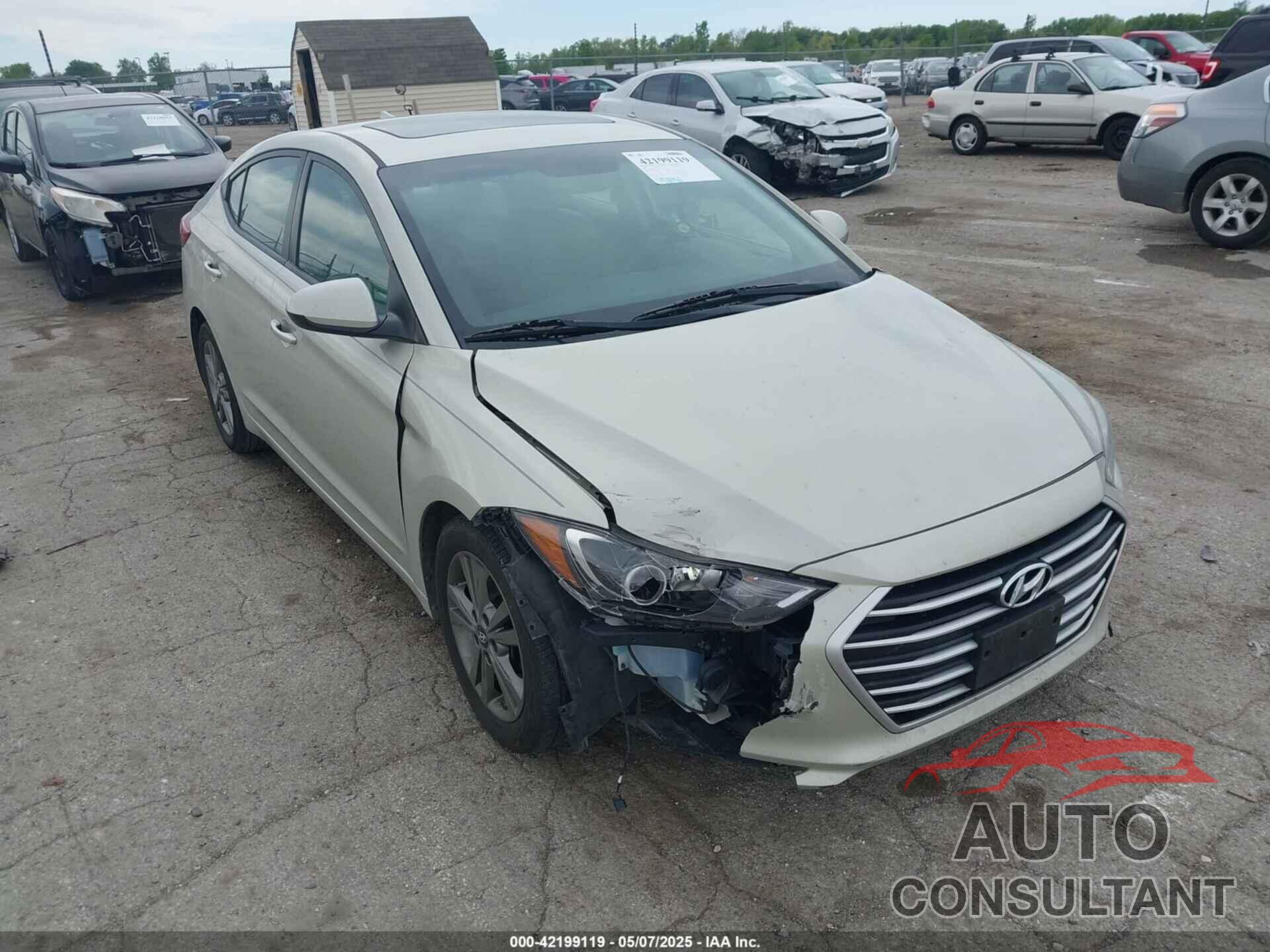 HYUNDAI ELANTRA 2018 - 5NPD84LF8JH304974