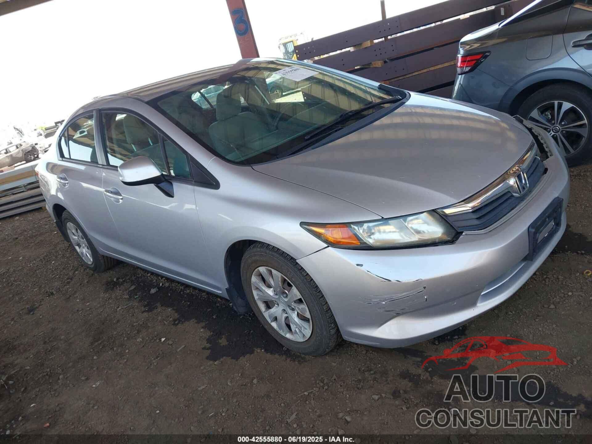 HONDA CIVIC 2012 - 19XFB2F51CE334097