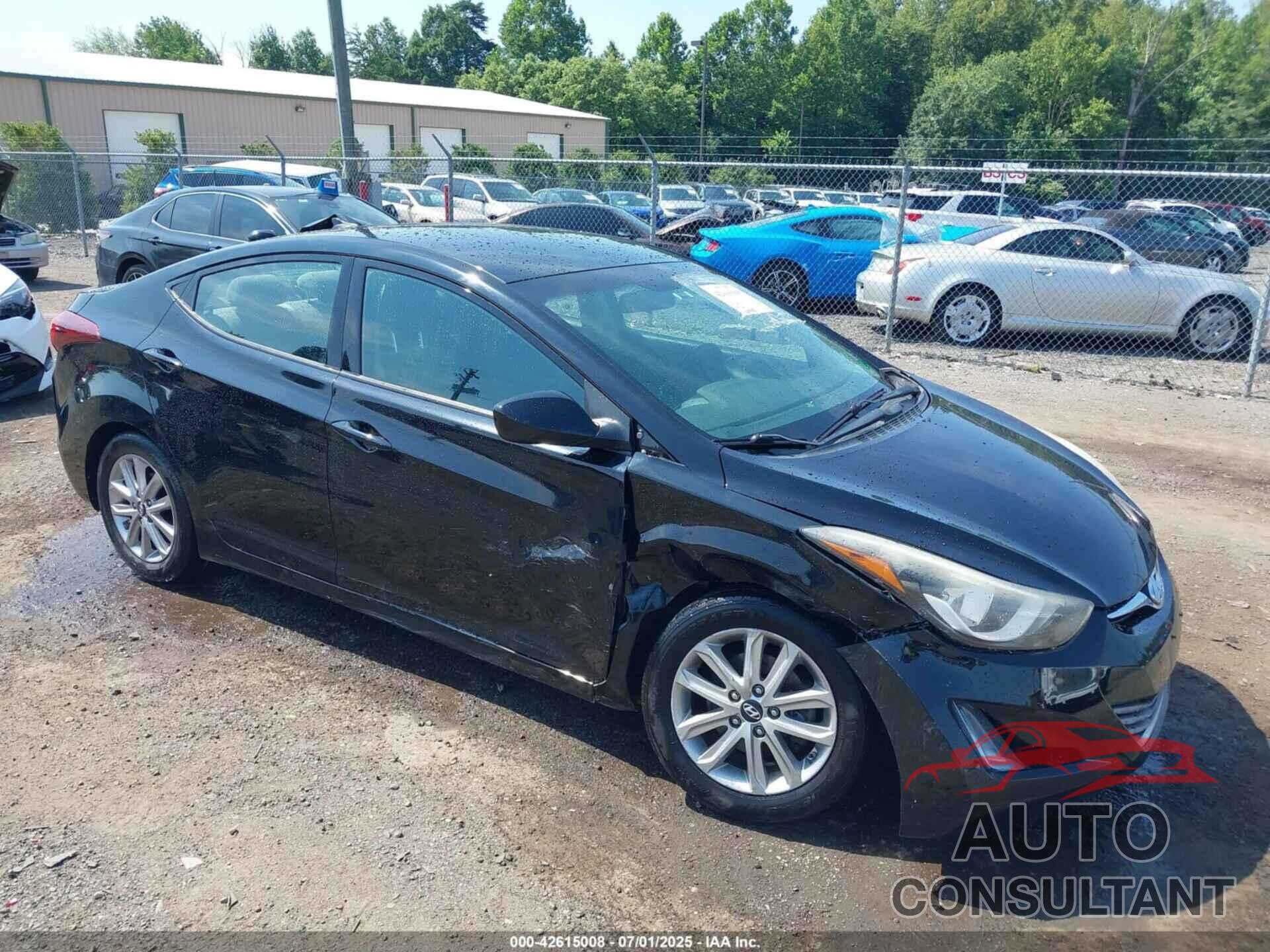 HYUNDAI ELANTRA 2016 - KMHDH4AE0GU588587
