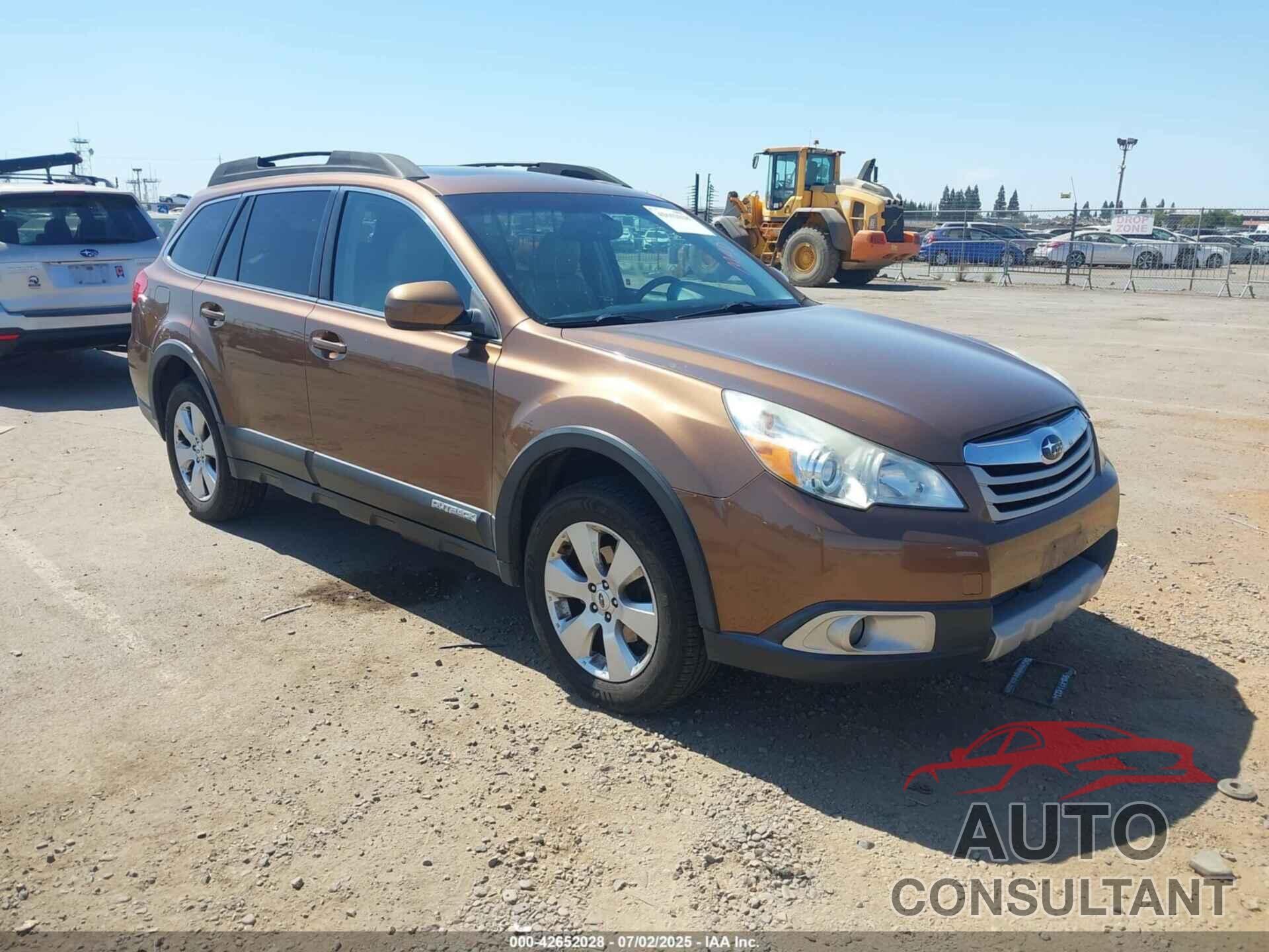 SUBARU OUTBACK 2011 - 4S4BRBKC1B3421899
