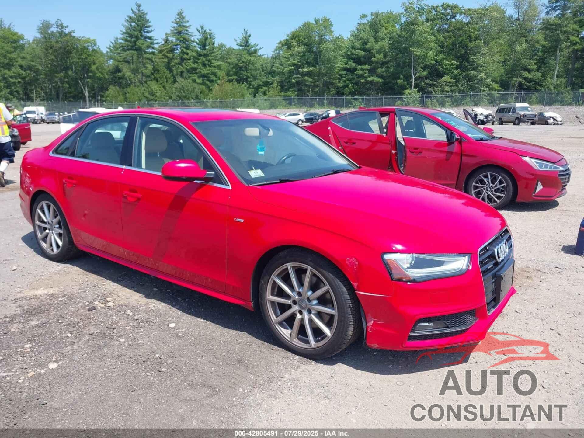 AUDI A4 2015 - WAUFFAFL6FN038387