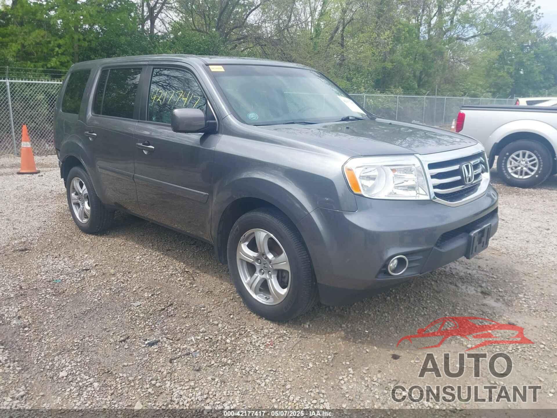 HONDA PILOT 2012 - 5FNYF4H46CB050178