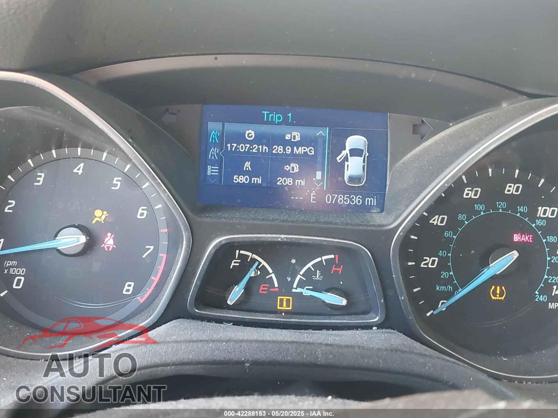 FORD FOCUS 2013 - 1FADP3E2XDL379303
