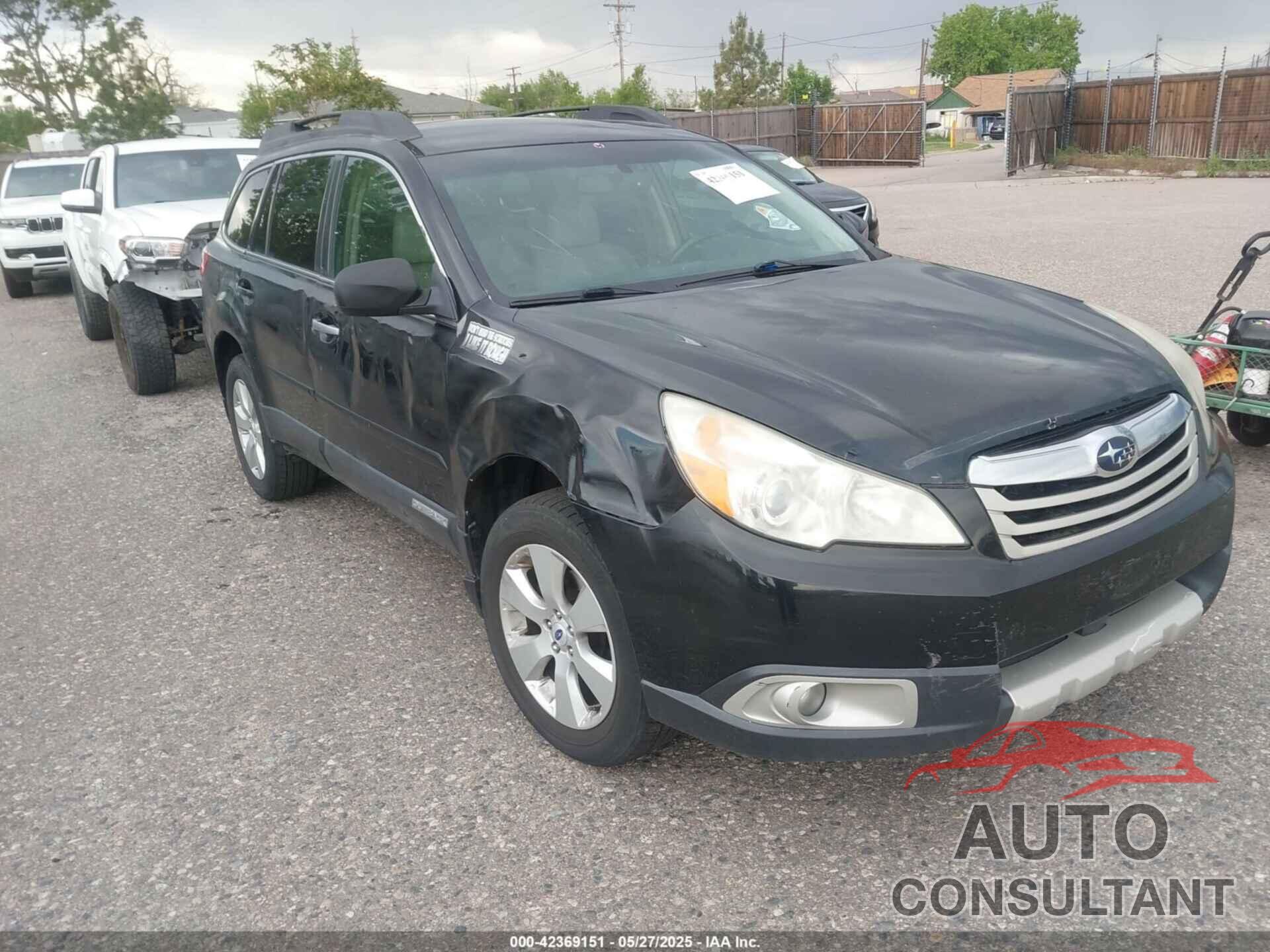 SUBARU OUTBACK 2012 - 4S4BRCKC6C3273532