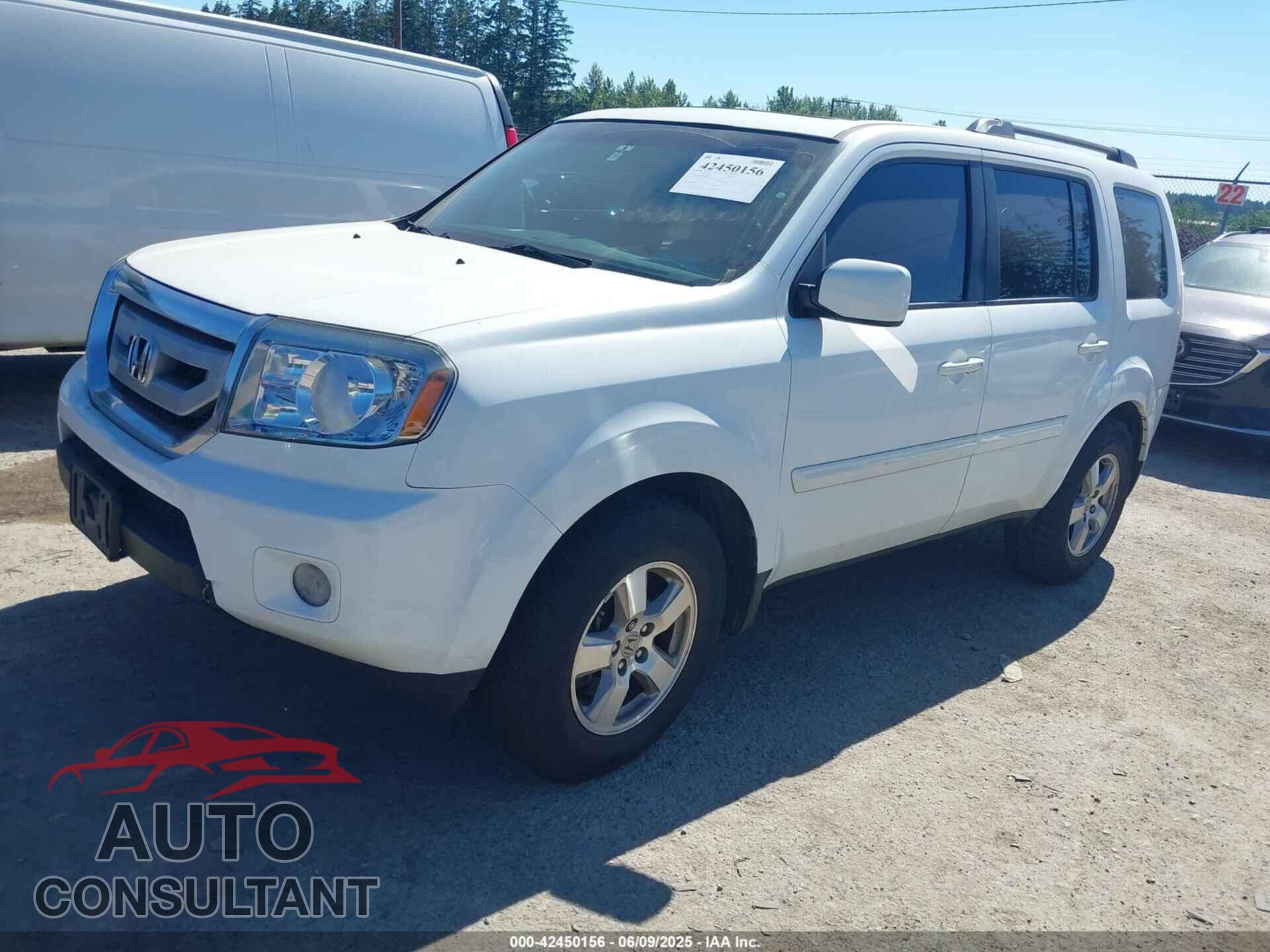 HONDA PILOT 2011 - 5FNYF4H58BB105298
